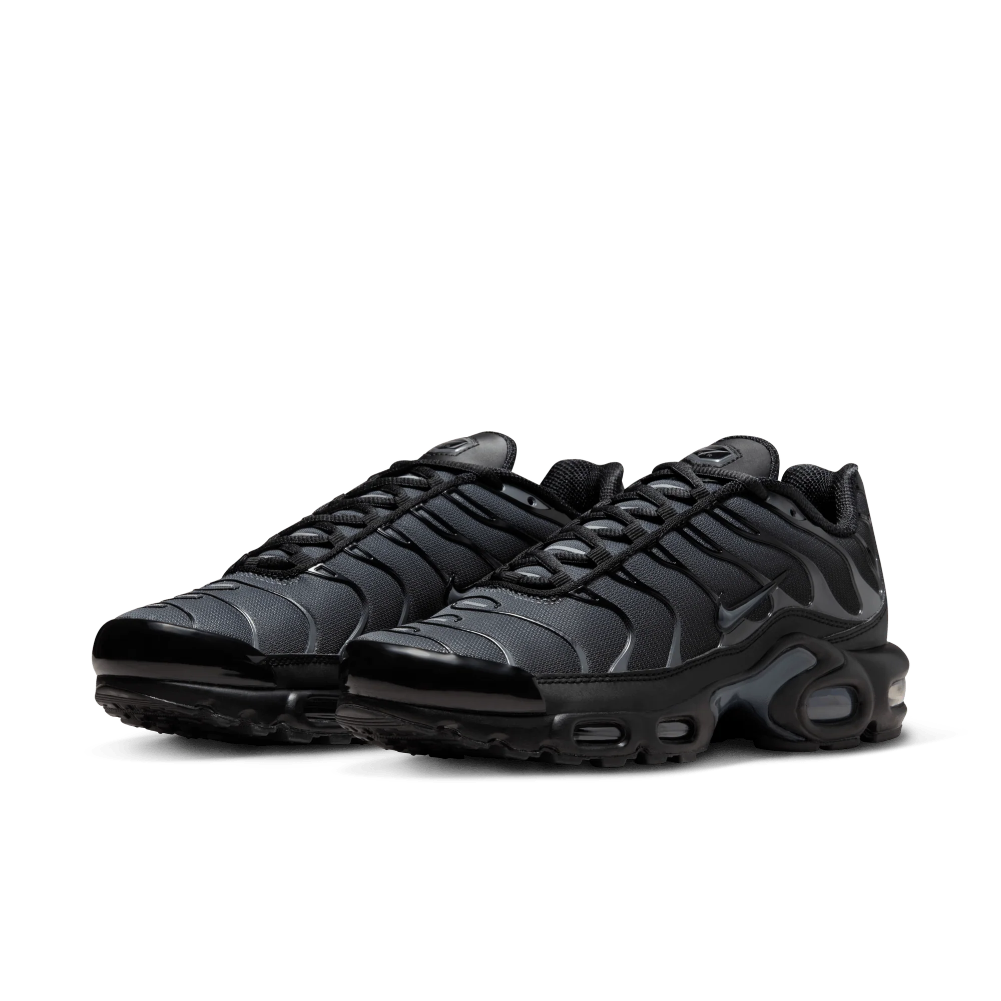 Nike Air Max Plus Black Metallic Silver (Women's) - Image 2