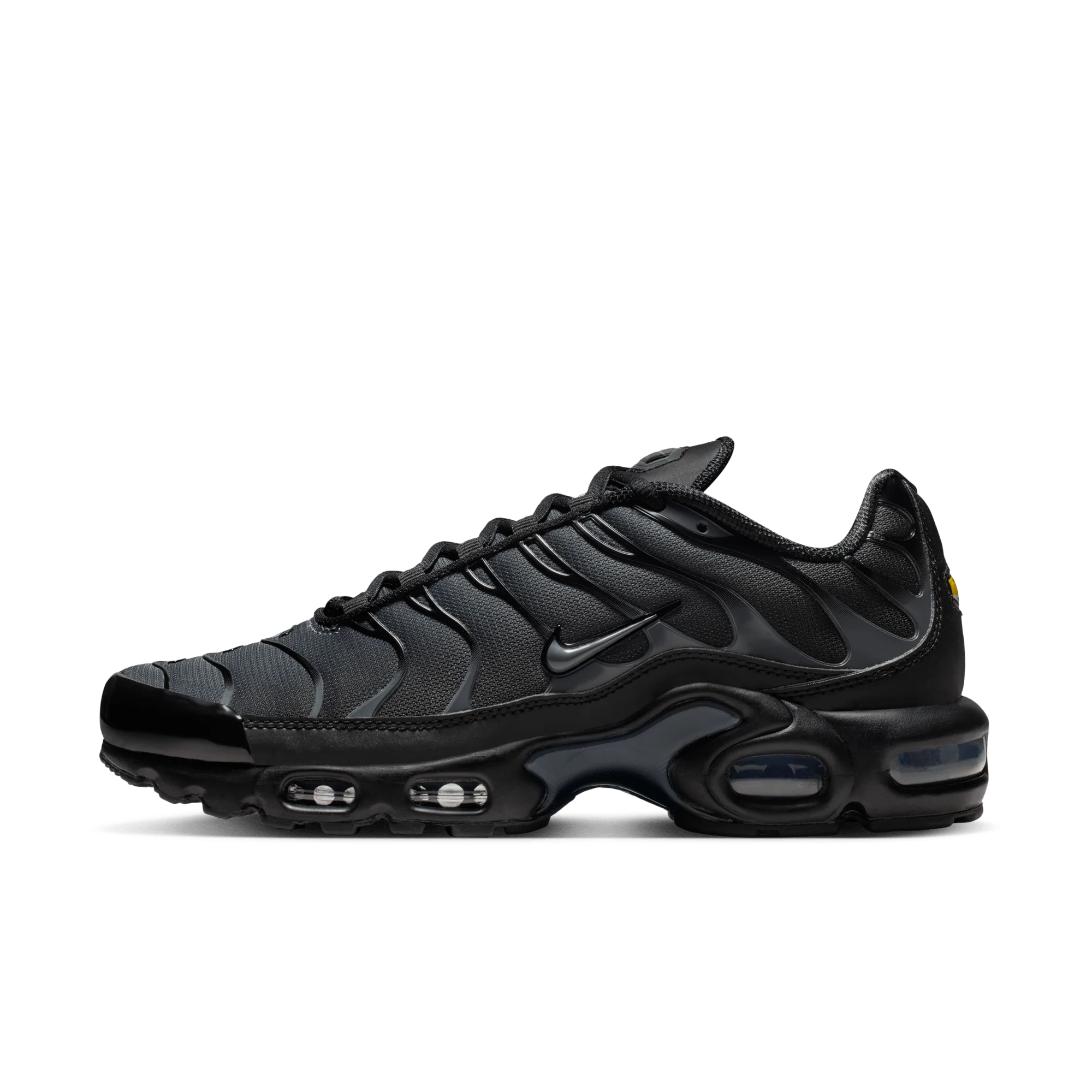 Nike Air Max Plus Black Metallic Silver (Women's) - Image 5