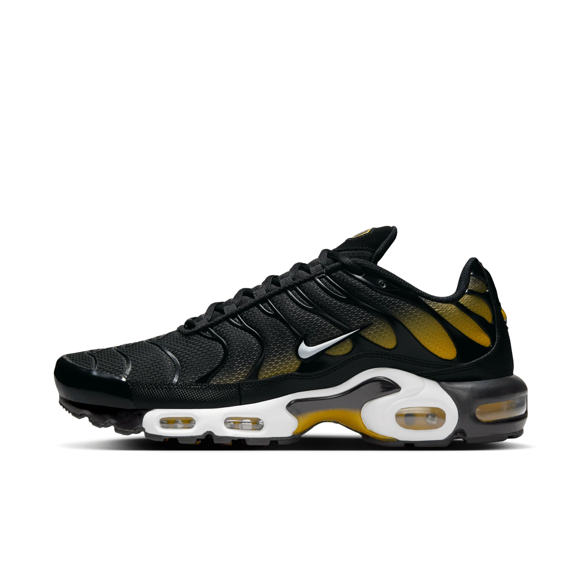 Nike Air Max Plus Black University Gold White - Image 5