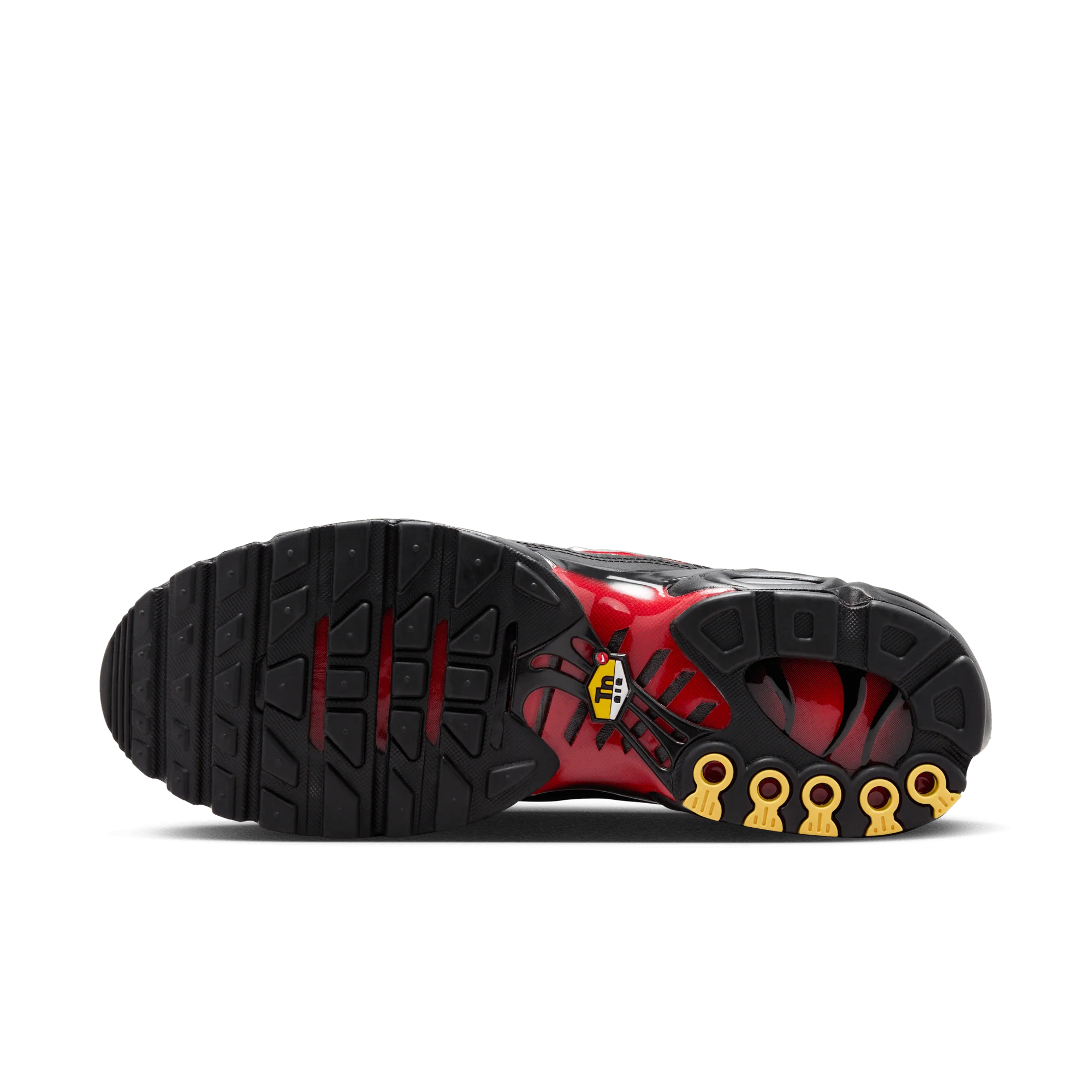 Nike Air Max Plus Black University Red Metallic Silver - Image 6