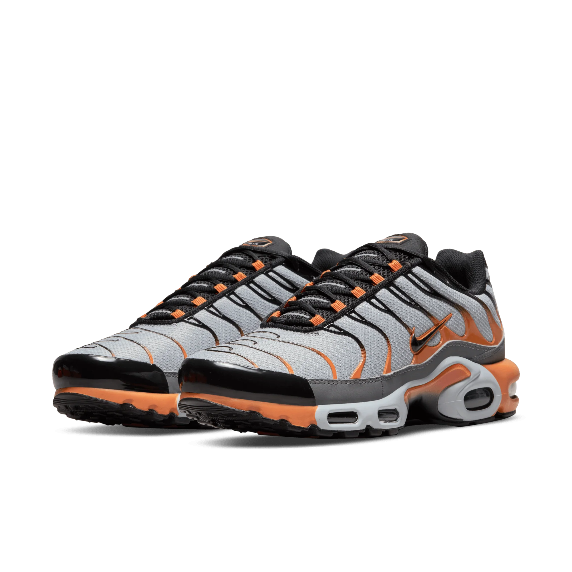 Nike Air Max Plus Grey Orange - Image 2