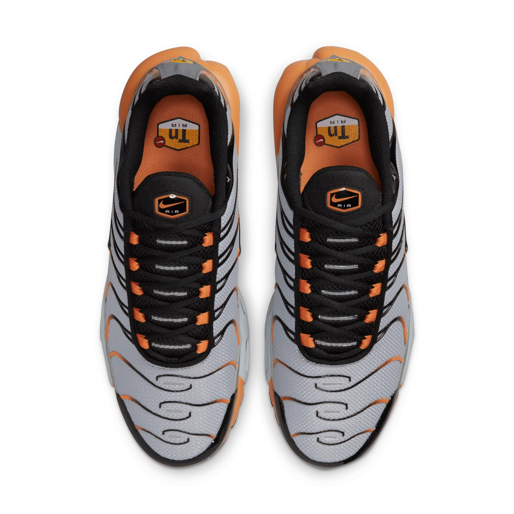 Nike Air Max Plus Grey Orange - Image 3