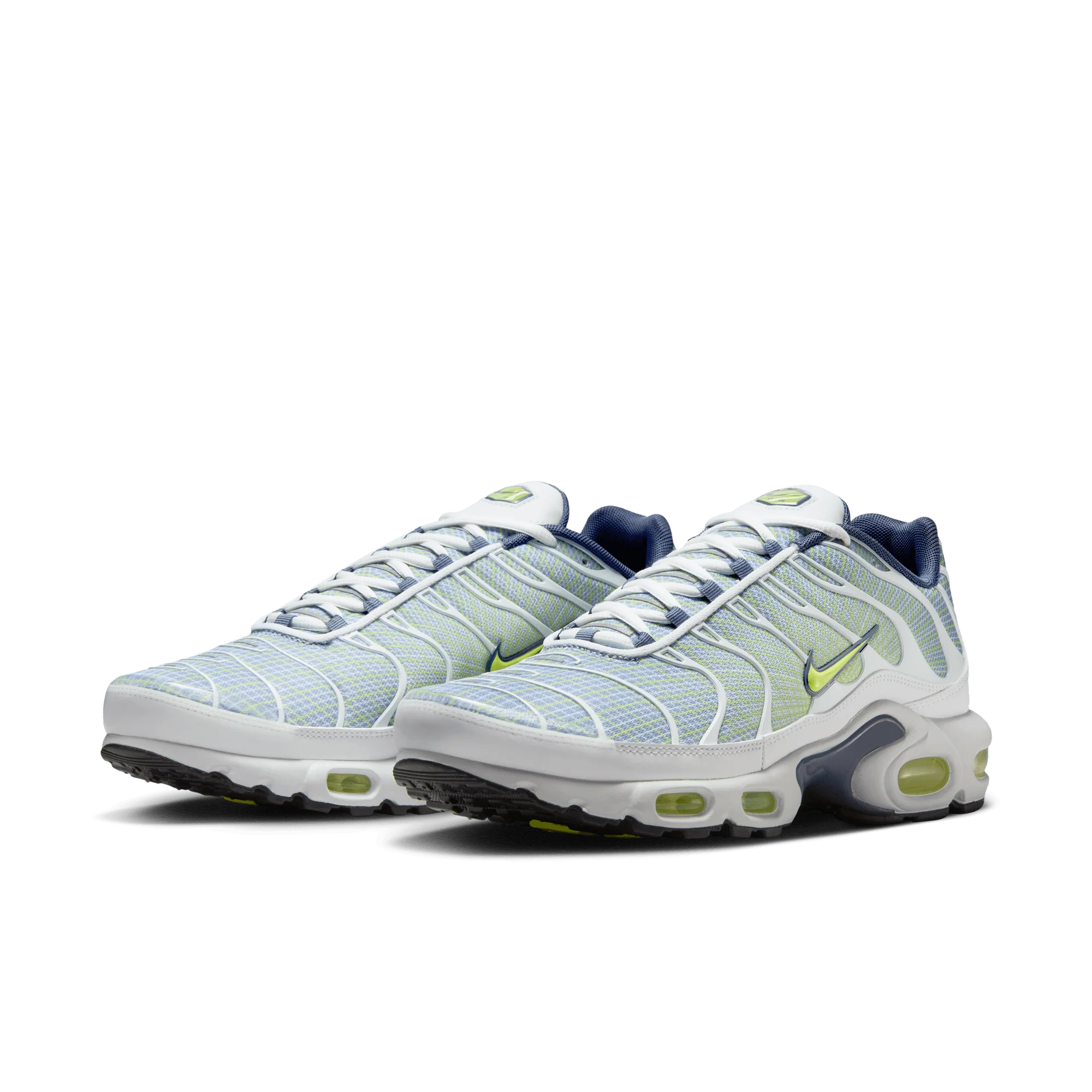 Nike Air Max Plus Pebble Grey Lime - Image 2