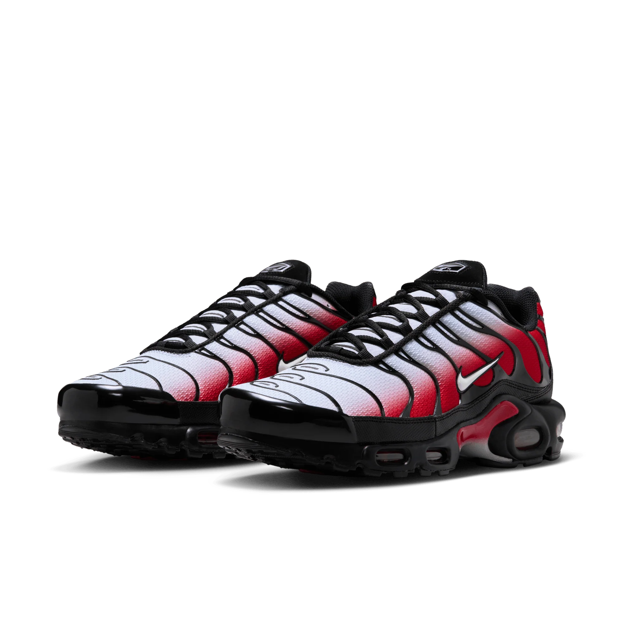 Nike Air Max Plus Pure Platinum University Red Black White - Image 2