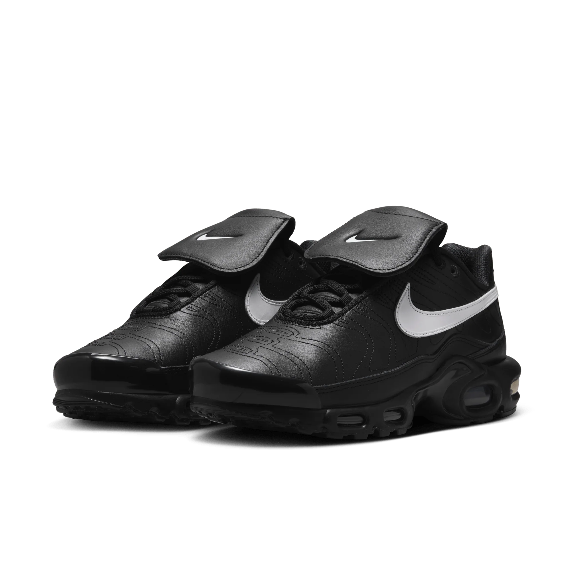 Nike Air Max Plus Tiempo Black White (Women's) - Image 2