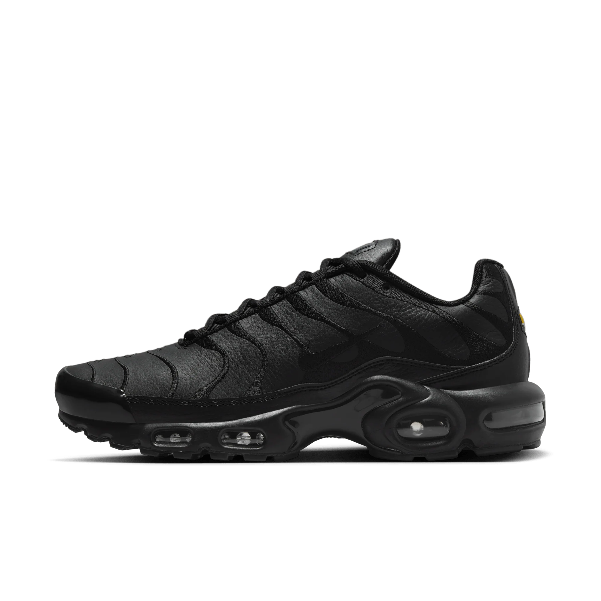 Nike Air Max Plus Triple Black Leather - Image 5