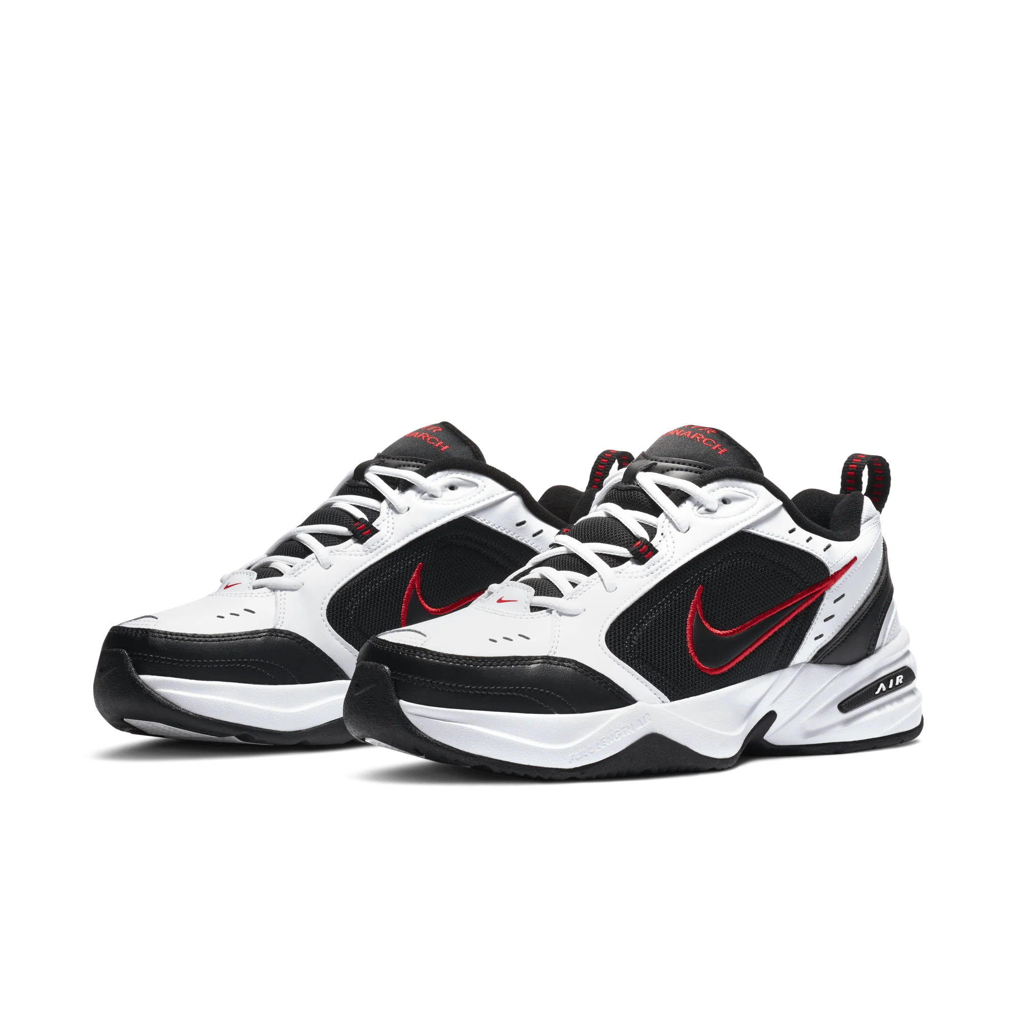 Nike Air Monarch IV White Black - Image 2