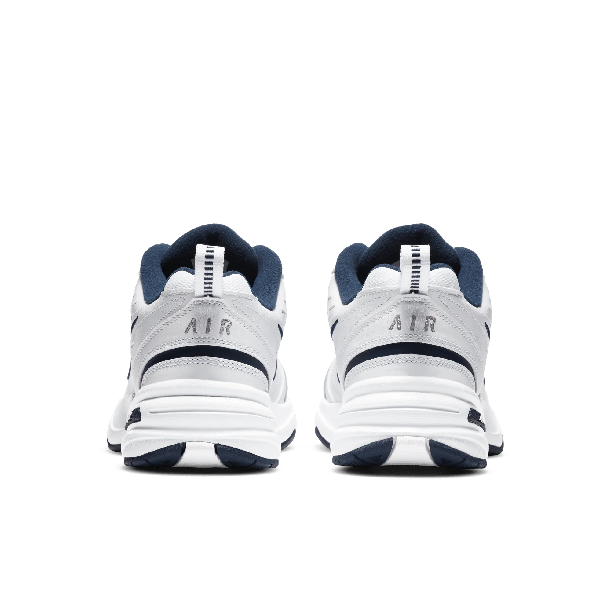 Nike Air Monarch IV White Navy - Image 4