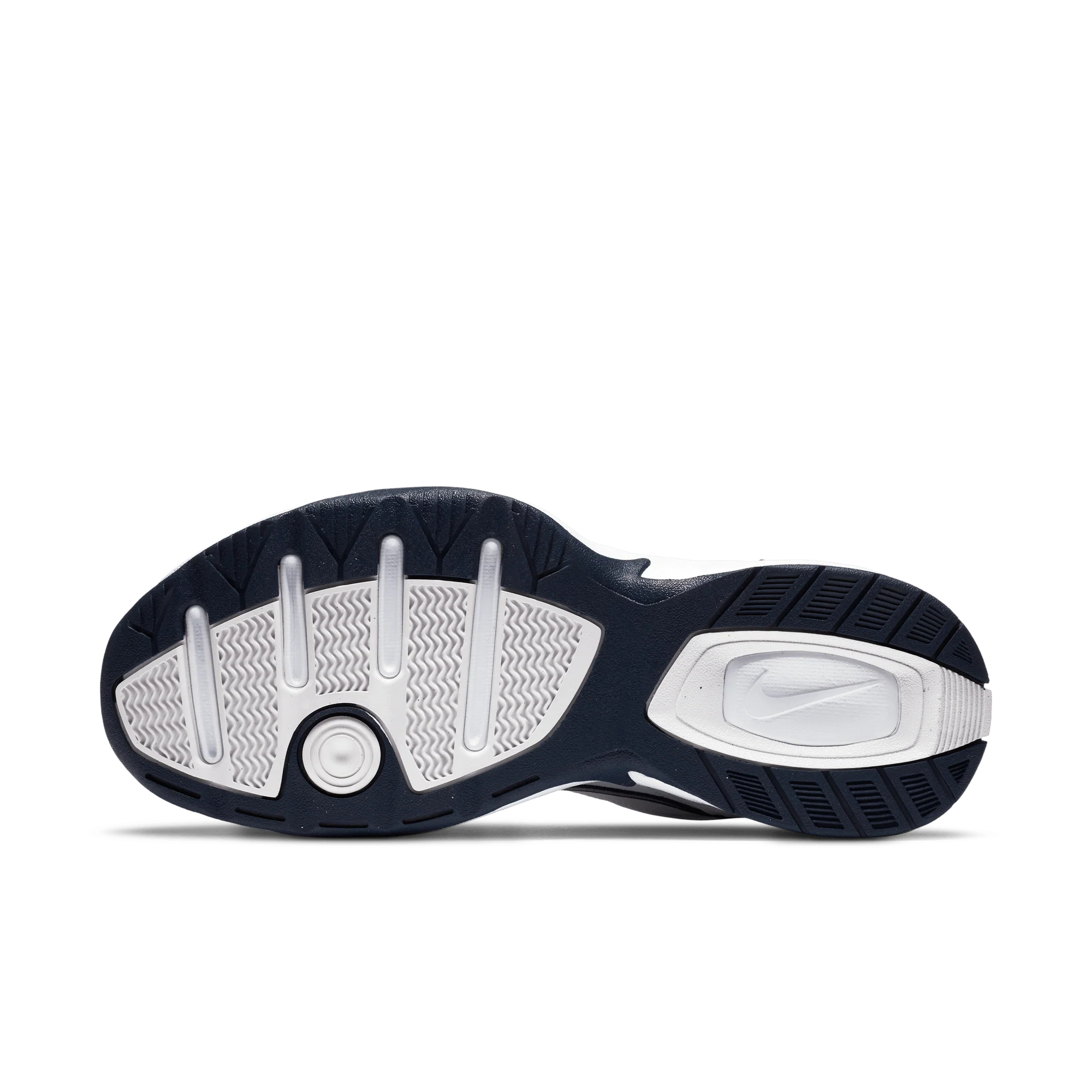 Nike Air Monarch IV White Navy - Image 6