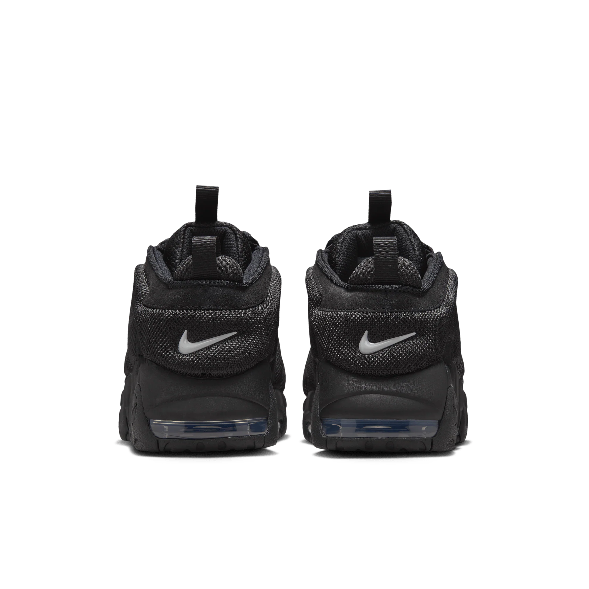 Nike Air More Uptempo Low 'Triple Black' - Image 4