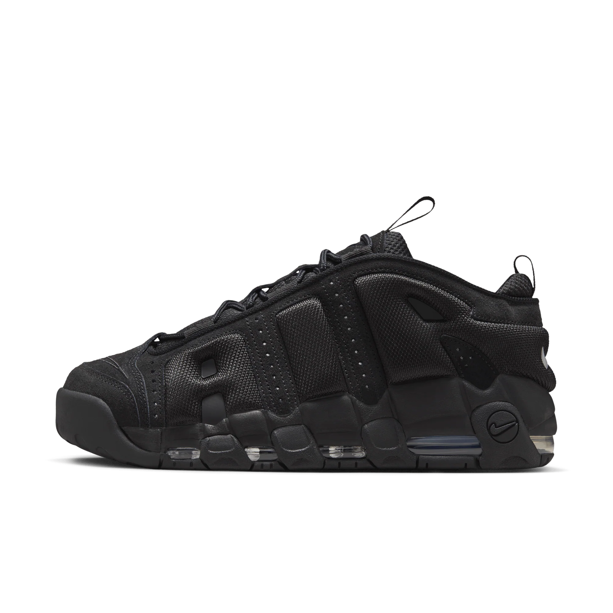 Nike Air More Uptempo Low 'Triple Black' - Image 5