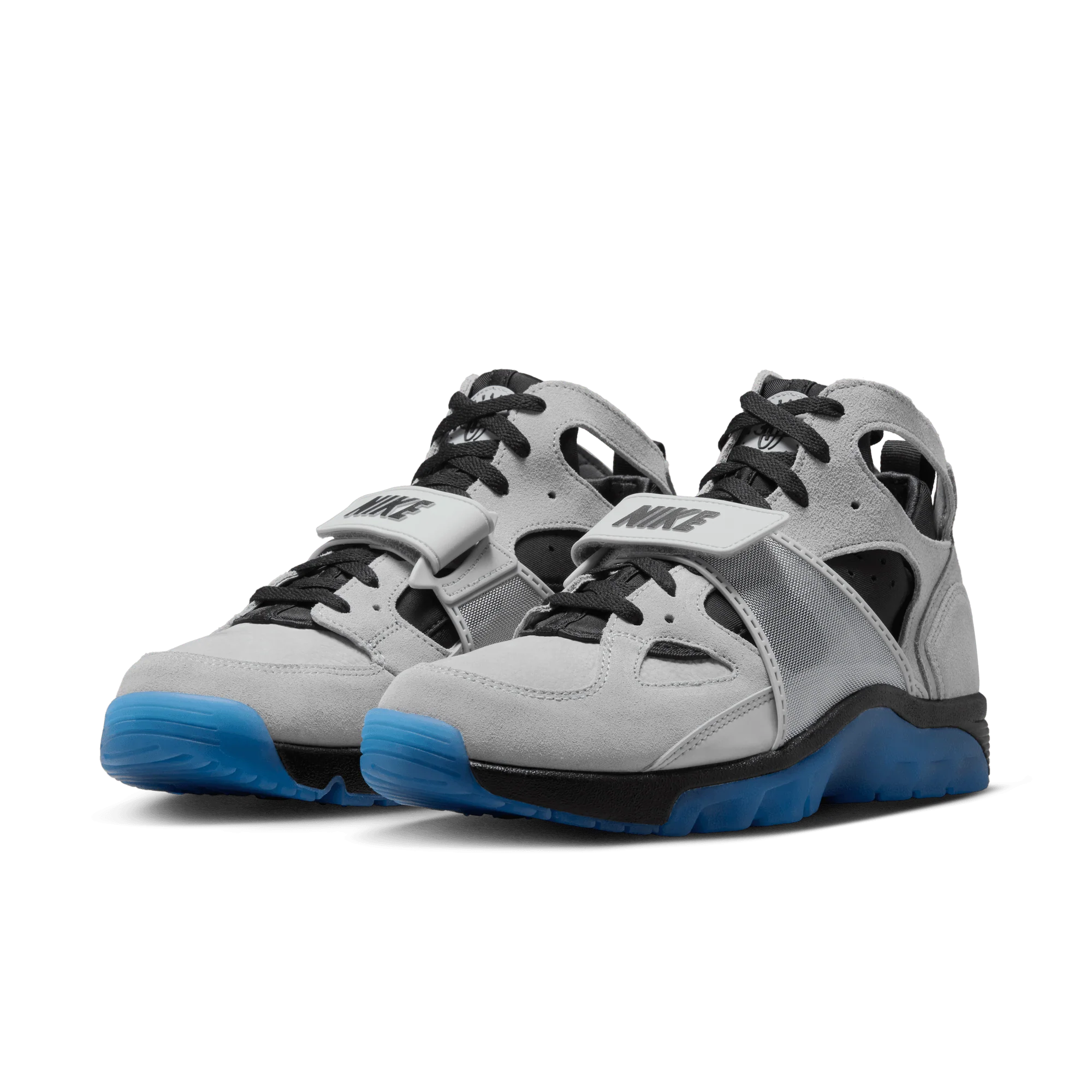Nike Air Trainer Huarache Wolf Grey Star Blue - Image 2