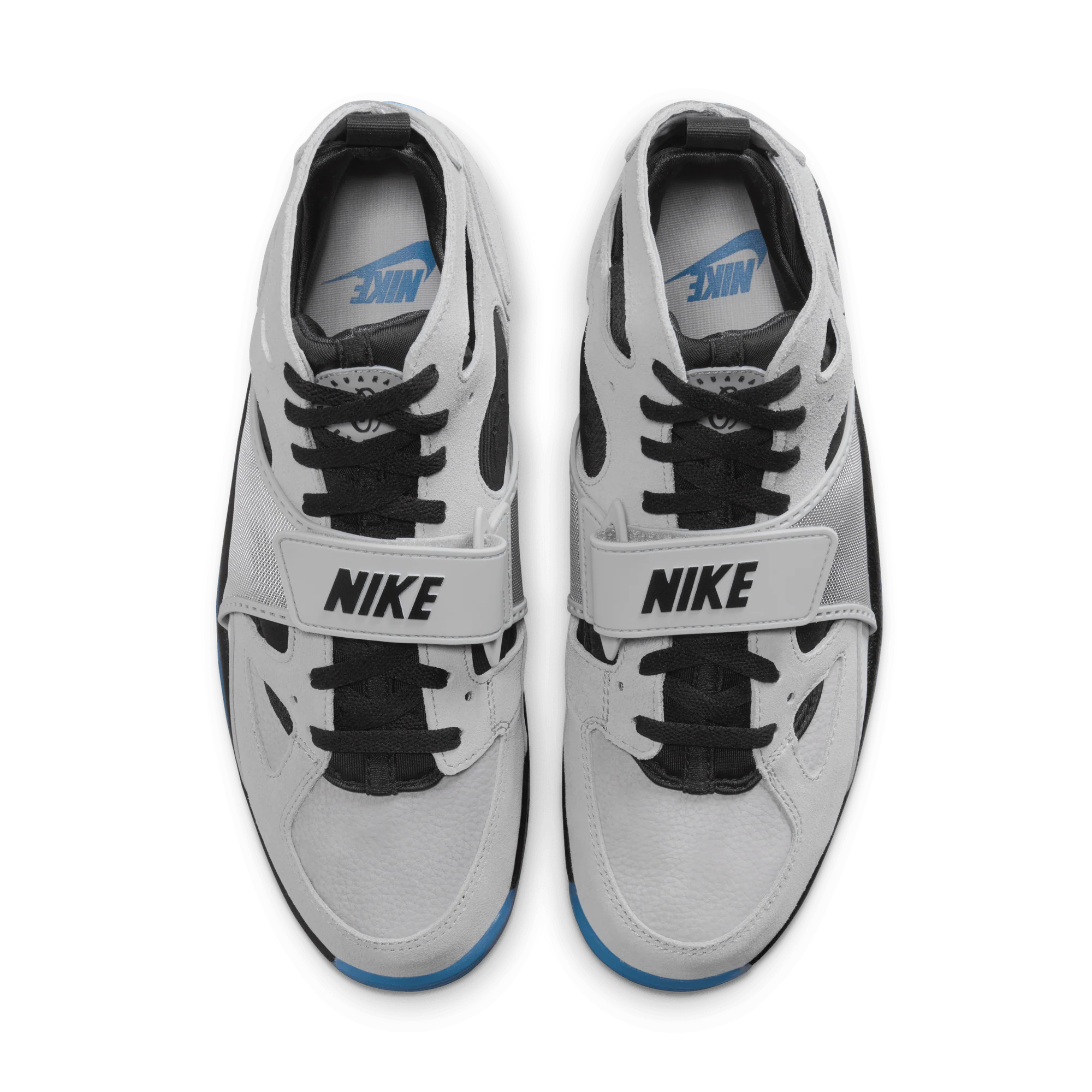 Nike Air Trainer Huarache Wolf Grey Star Blue - Image 3