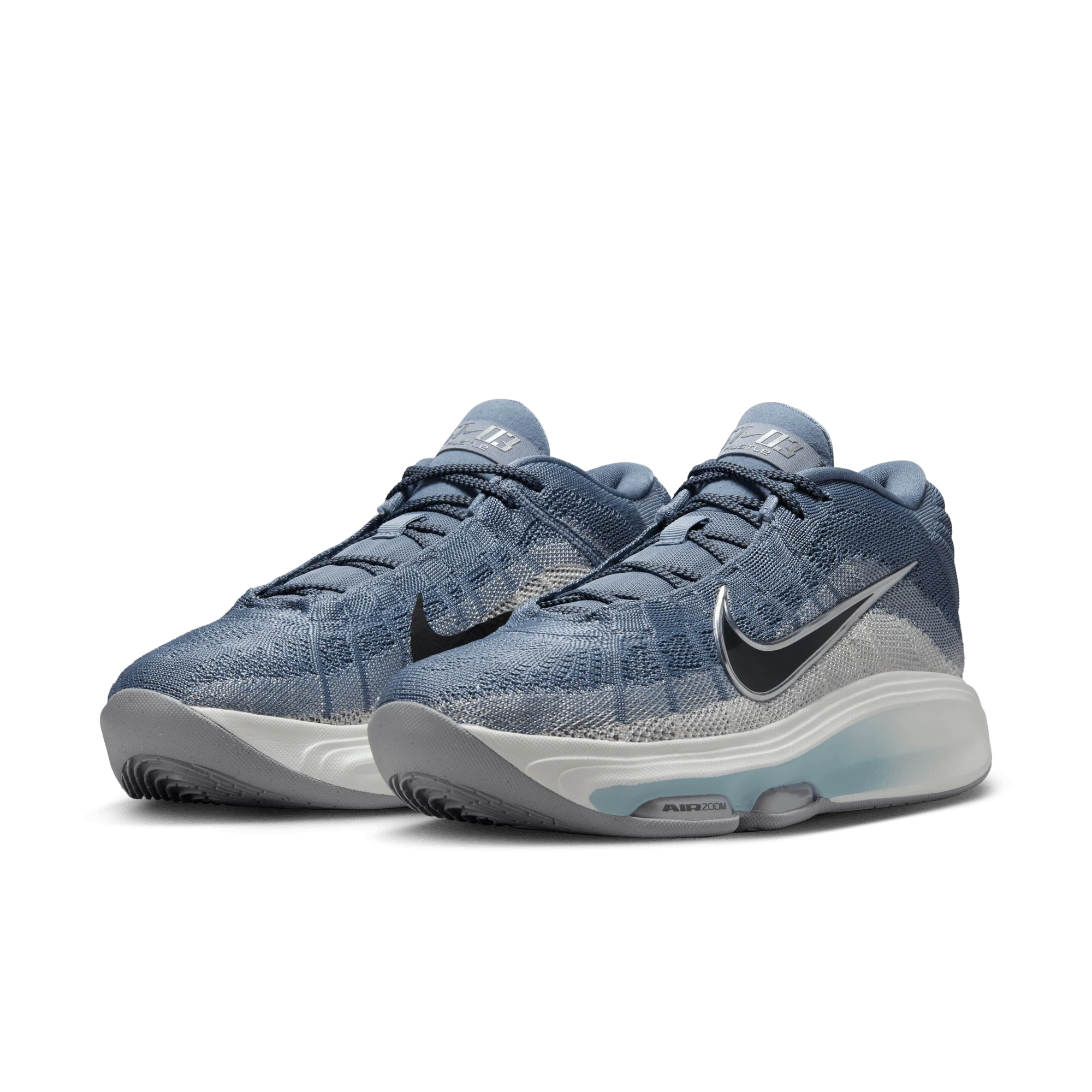 Nike Air Zoom GT Hustle 3 Ashen Slate Sail White Anthracite - Image 2