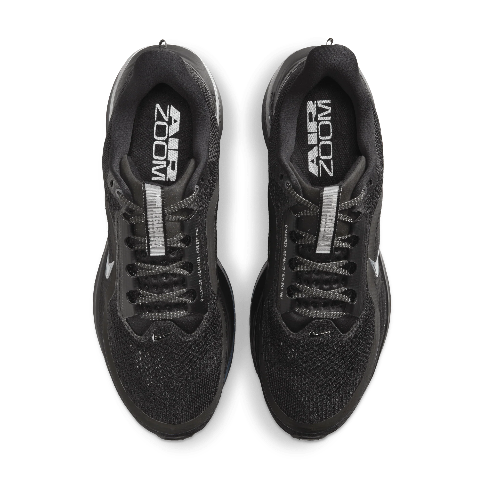 Nike Air Zoom Pegasus Premium Black Metallic Silver - Image 3
