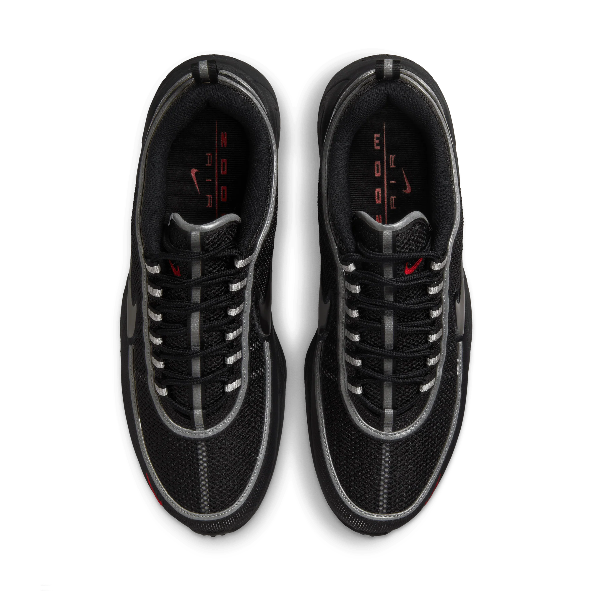 Nike Air Zoom Spiridon Black Metallic Silver - Image 3