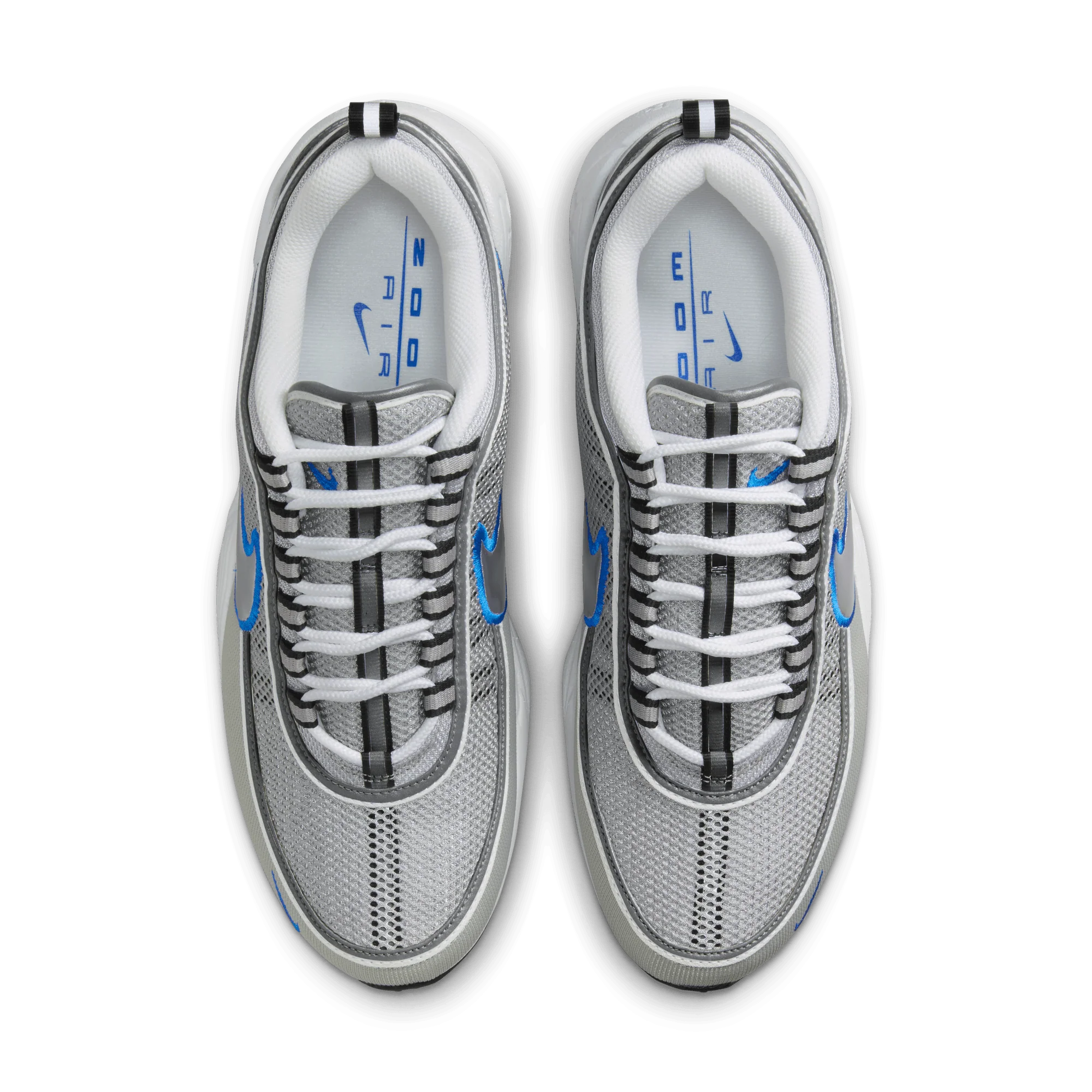 Nike Air Zoom Spiridon SP Metallic Silver Blue - Image 3
