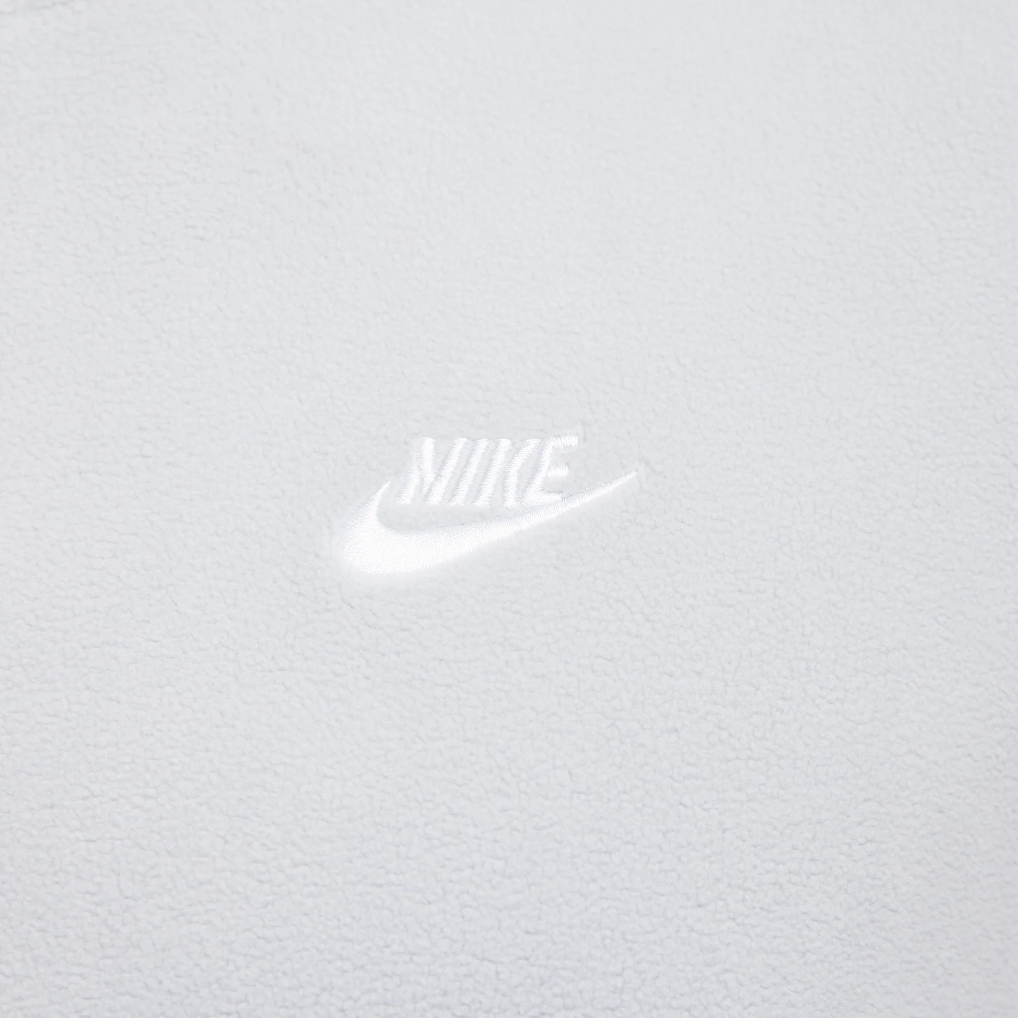 Nike Club Men's Winterized Pullover Hoodie Light Smoke Grey/Pure/White - Image 4