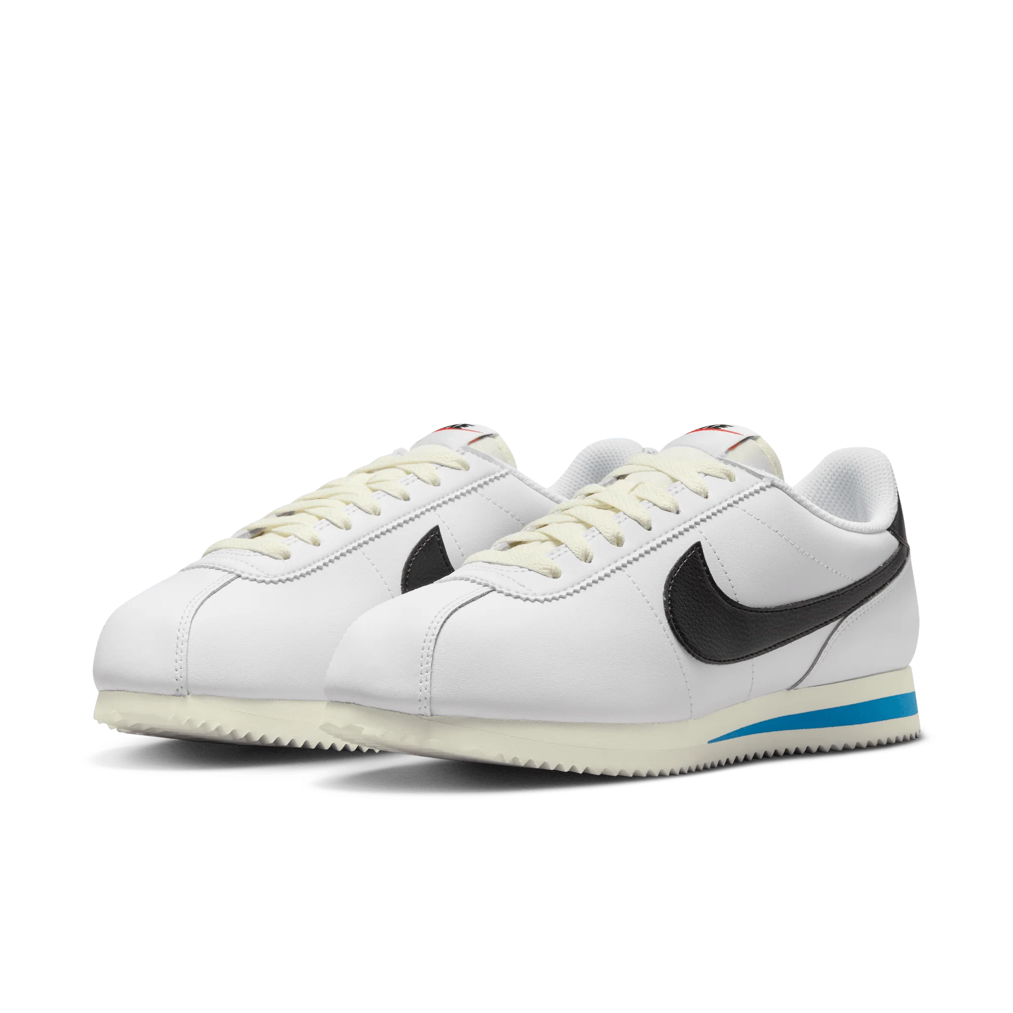 Nike Cortez White Black Light Photo Blue (Women's) - Image 2