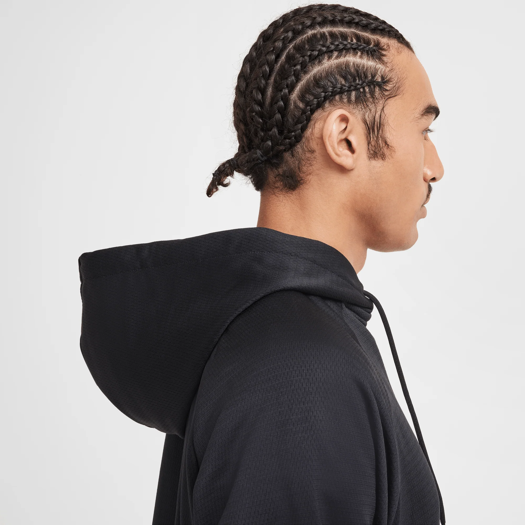 Nike DNA Men's Therma-FIT 1/4-Zip Basketball Hoodie Black/White - Image 5