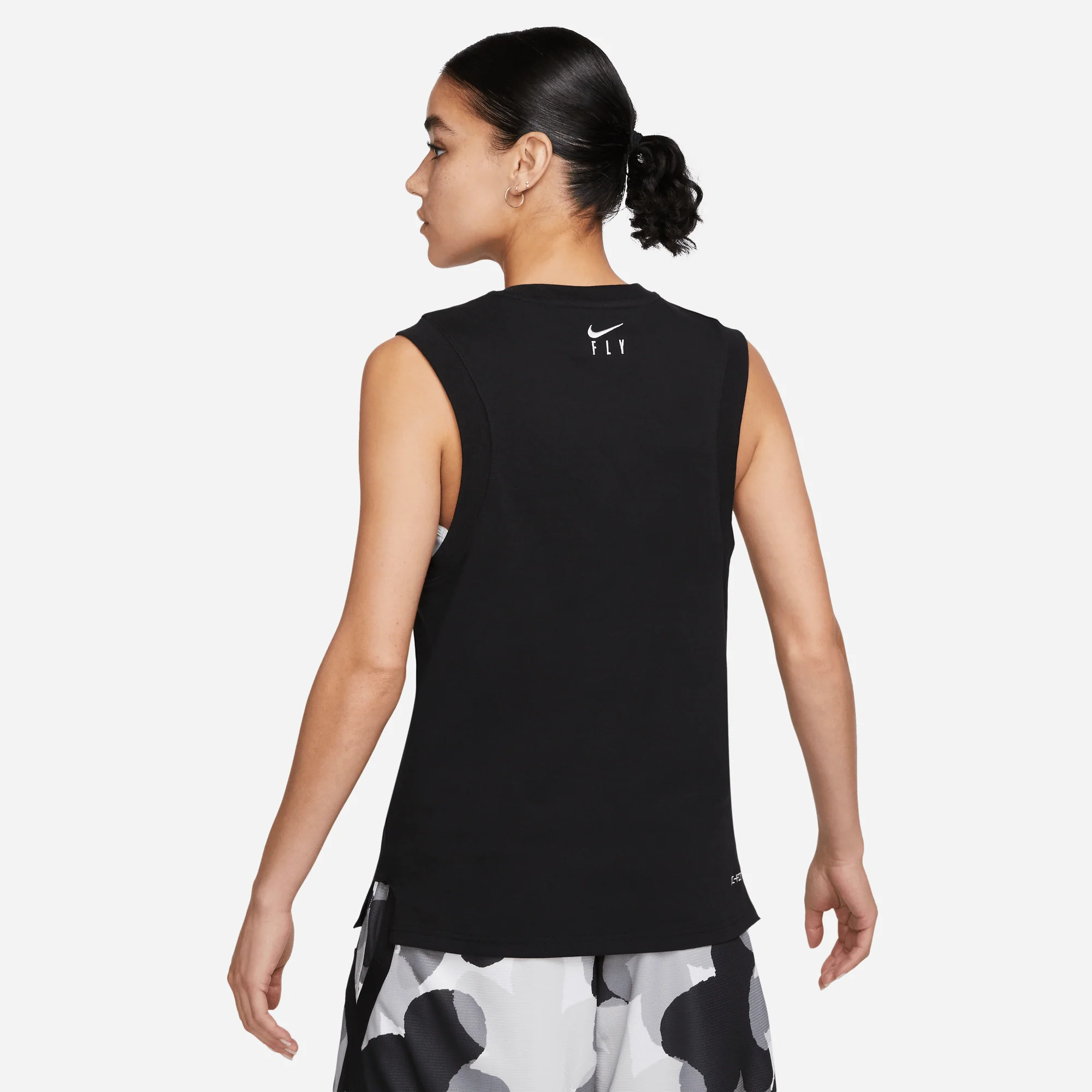 Nike Dri-FIT Standard Issue Women's Top Black/White - Image 2