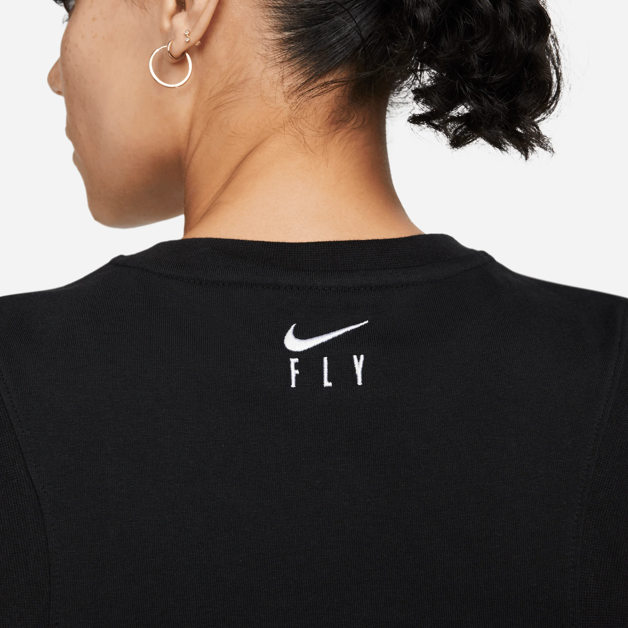 Nike Dri-FIT Standard Issue Women's Top Black/White - Image 4