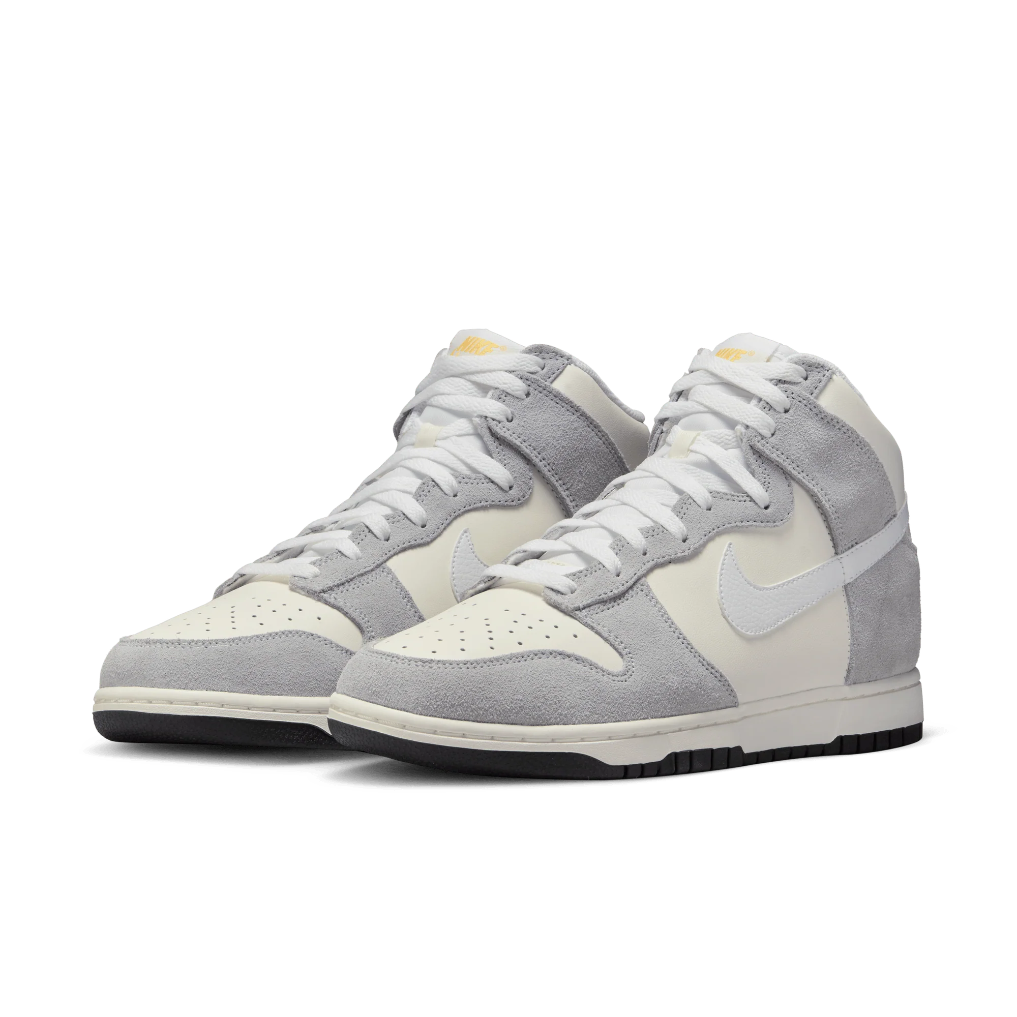 Nike Dunk High Retro Sail Pure Platinum Black White - Image 2