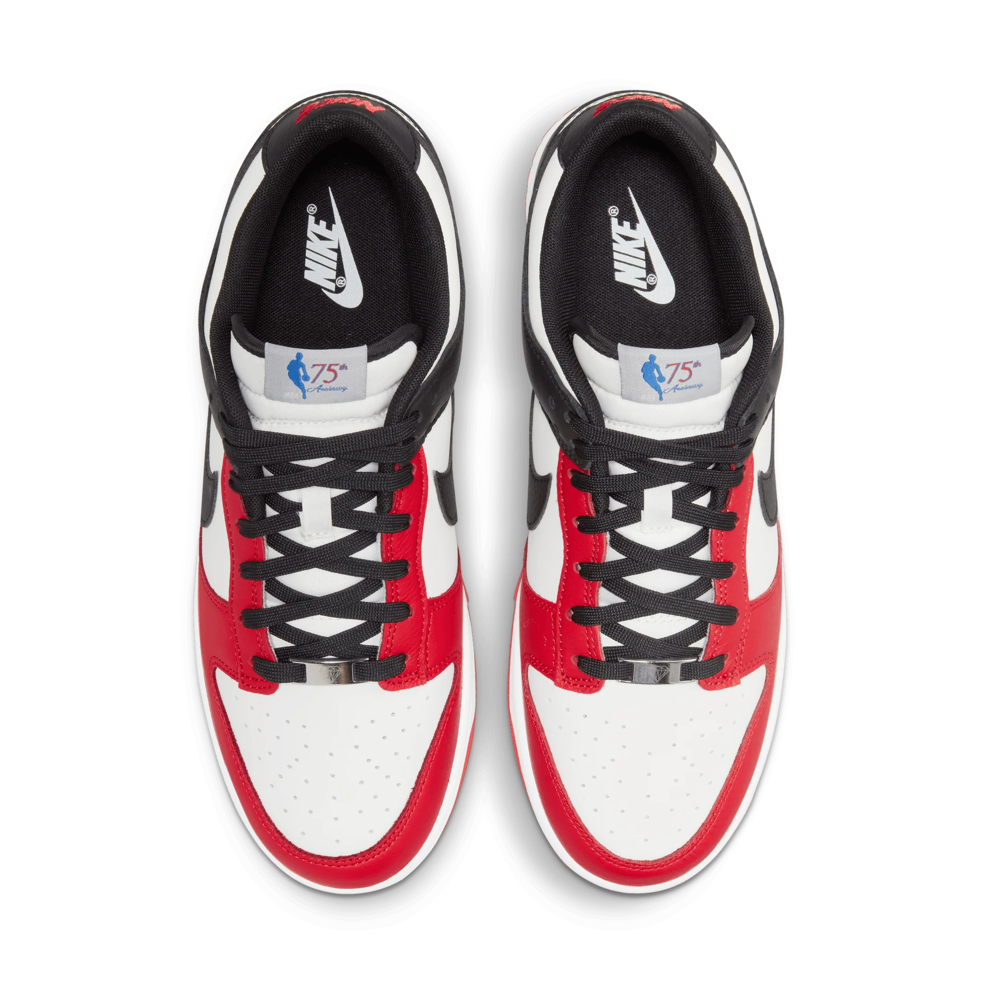 Nike Dunk Low EMB NBA 75th Anniversary Chicago - Image 2