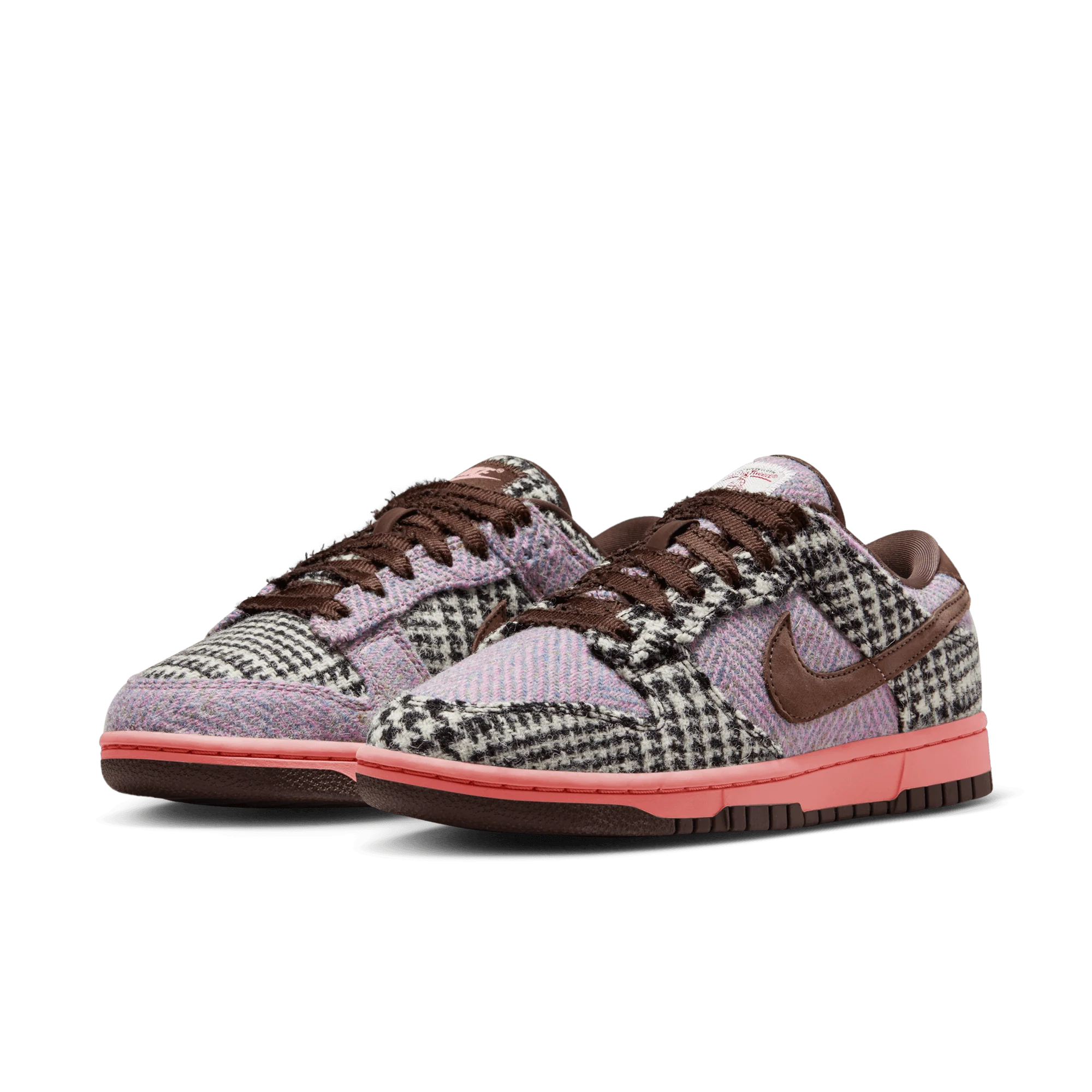 Nike Dunk Low Harris Tweed Purple Pink (Women's) - Image 2