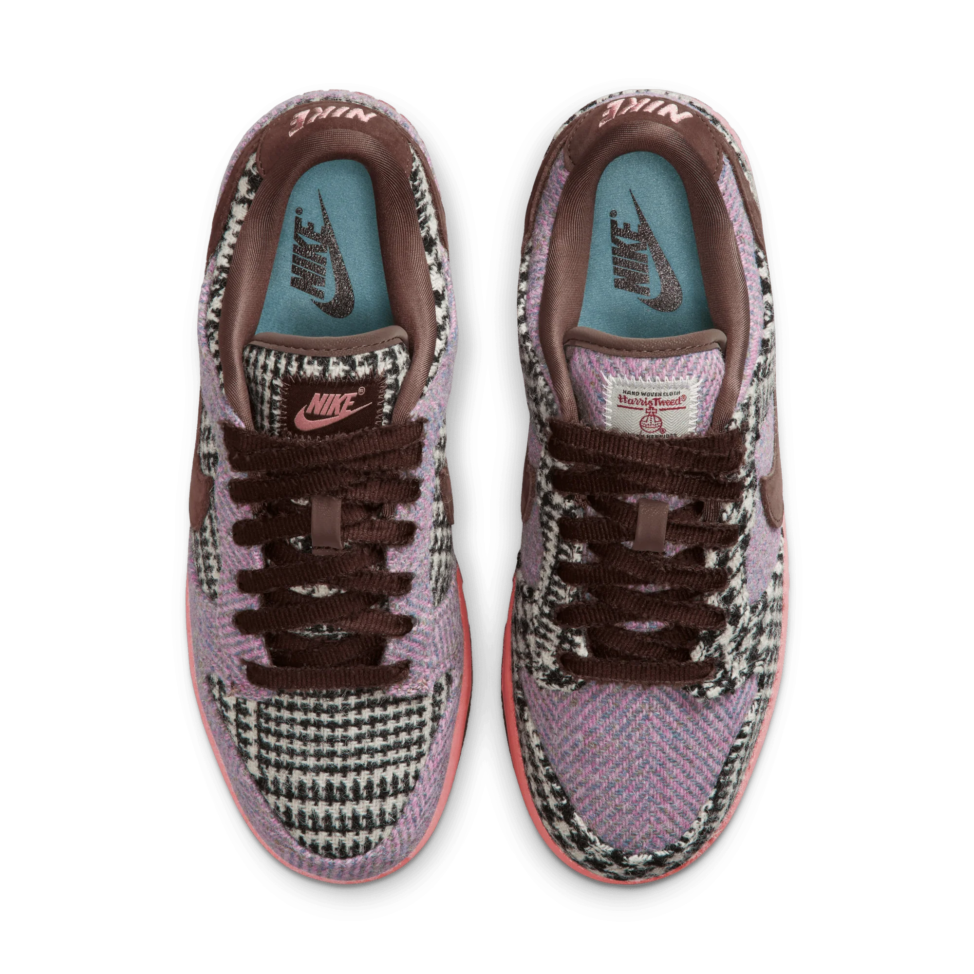 Nike Dunk Low Harris Tweed Purple Pink (Women's) - Image 3