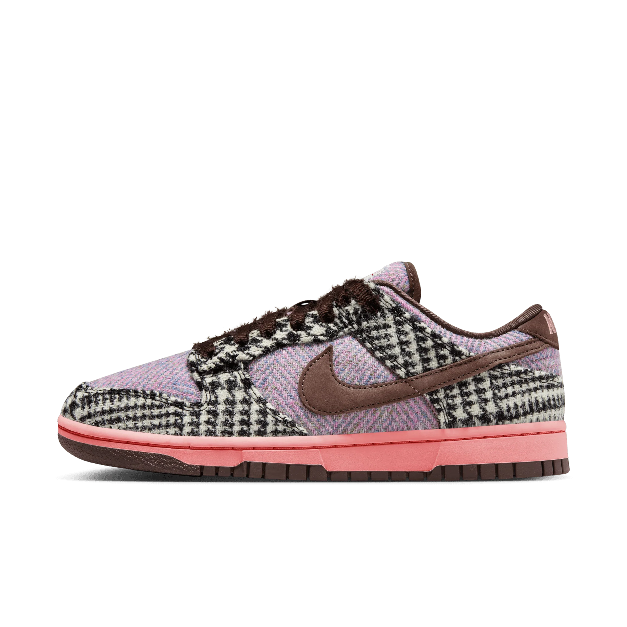 Nike Dunk Low Harris Tweed Purple Pink (Women's) - Image 5