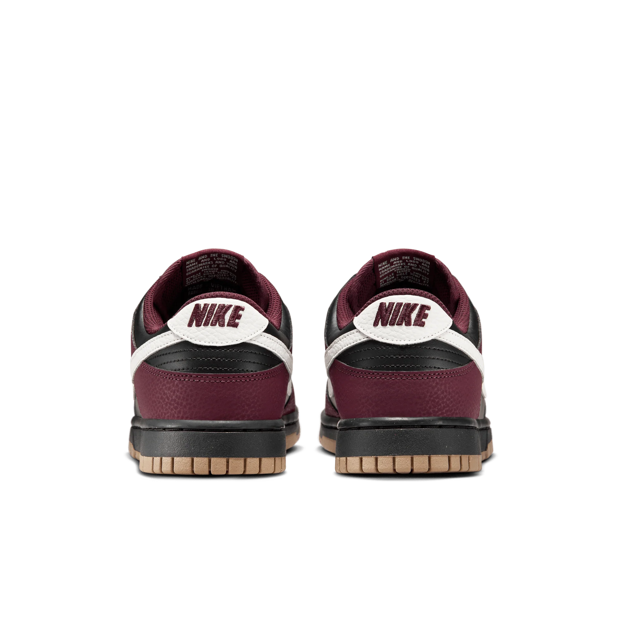 Nike Dunk Low Next Nature Burgundy Crush Black (Women's) - Image 4