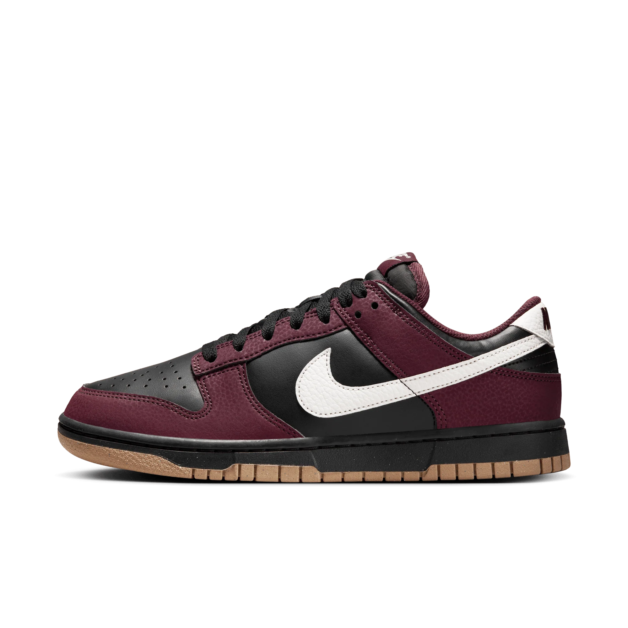 Nike Dunk Low Next Nature Burgundy Crush Black (Women's) - Image 5