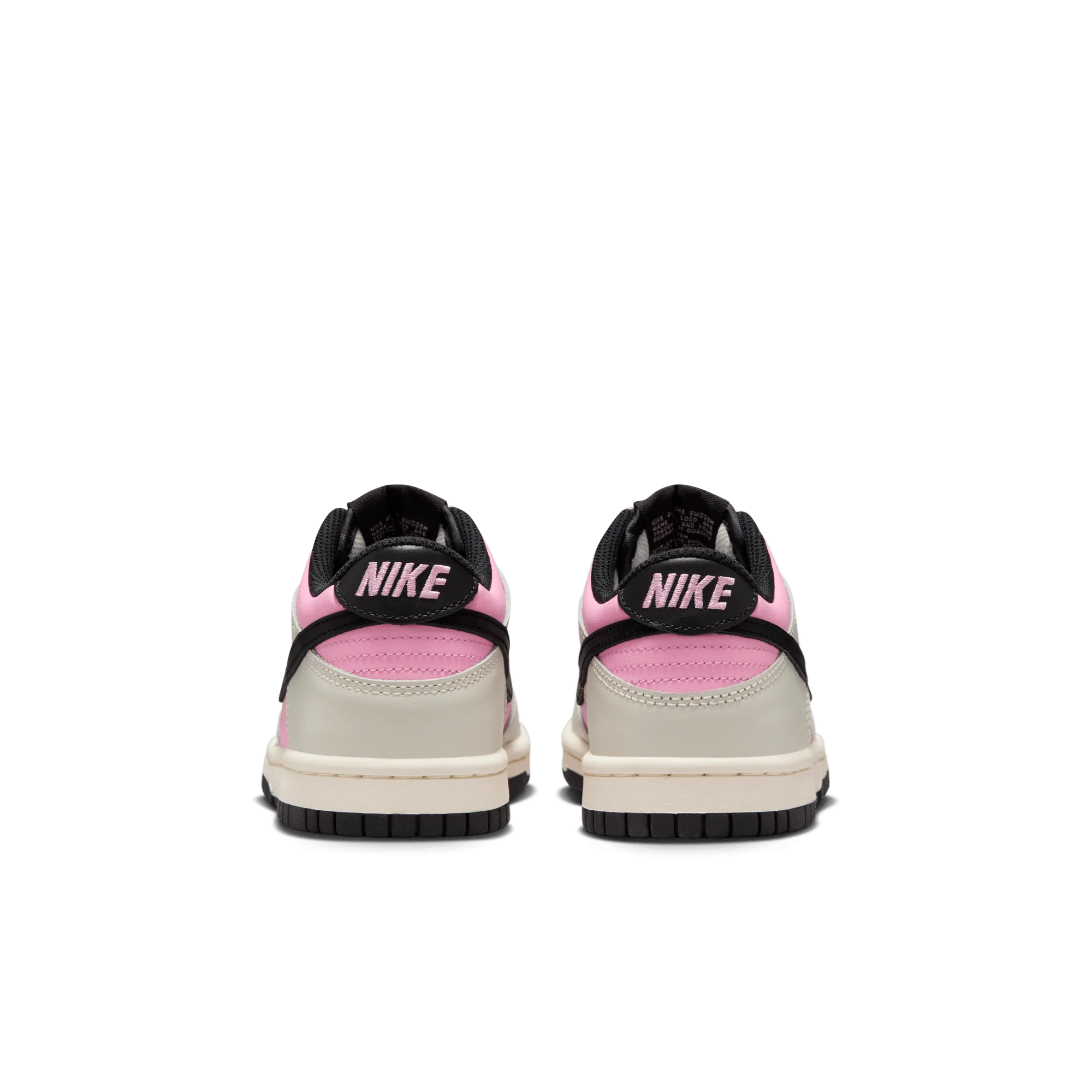 Nike Dunk Low Pink Rise Light Orewood Brown Pale Ivory Black (GS) - Image 4