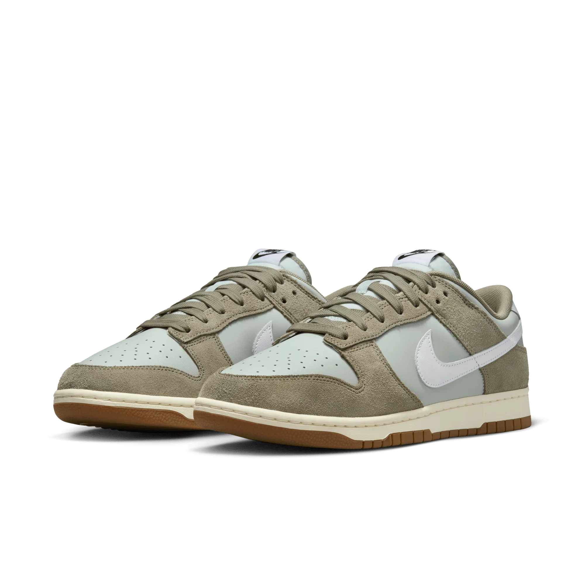 Nike Dunk Low Retro SE Light Silver Light Army Sail White - Image 2