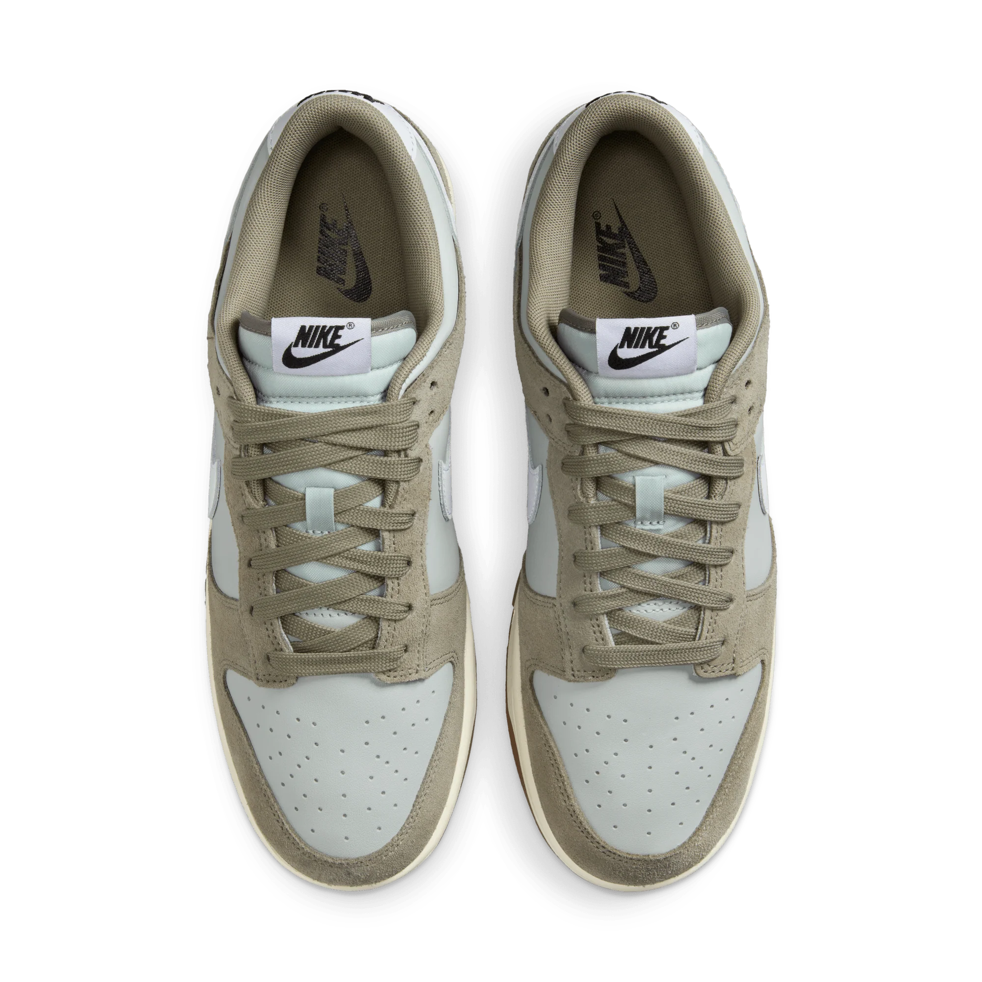 Nike Dunk Low Retro SE Light Silver Light Army Sail White - Image 3