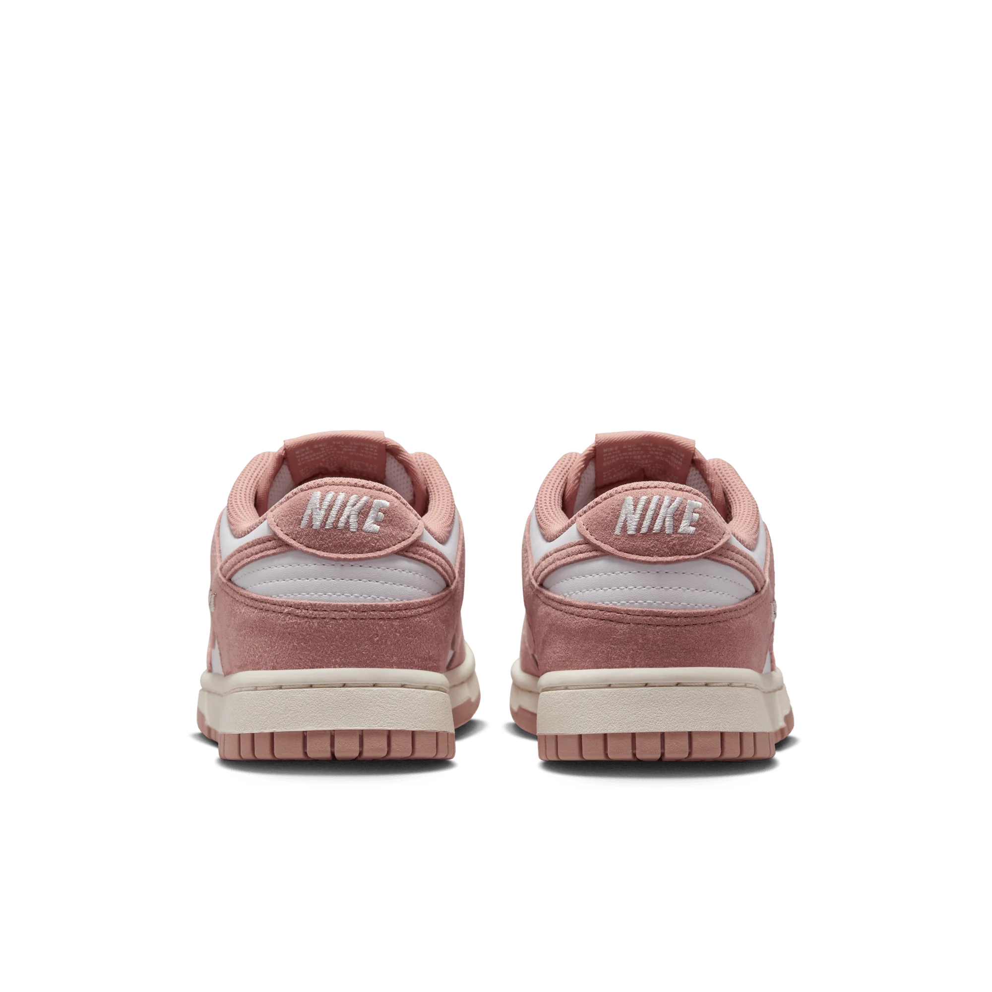 Nike Dunk Low Rose Whisper Gold Mini Swoosh (Women's) - Image 4