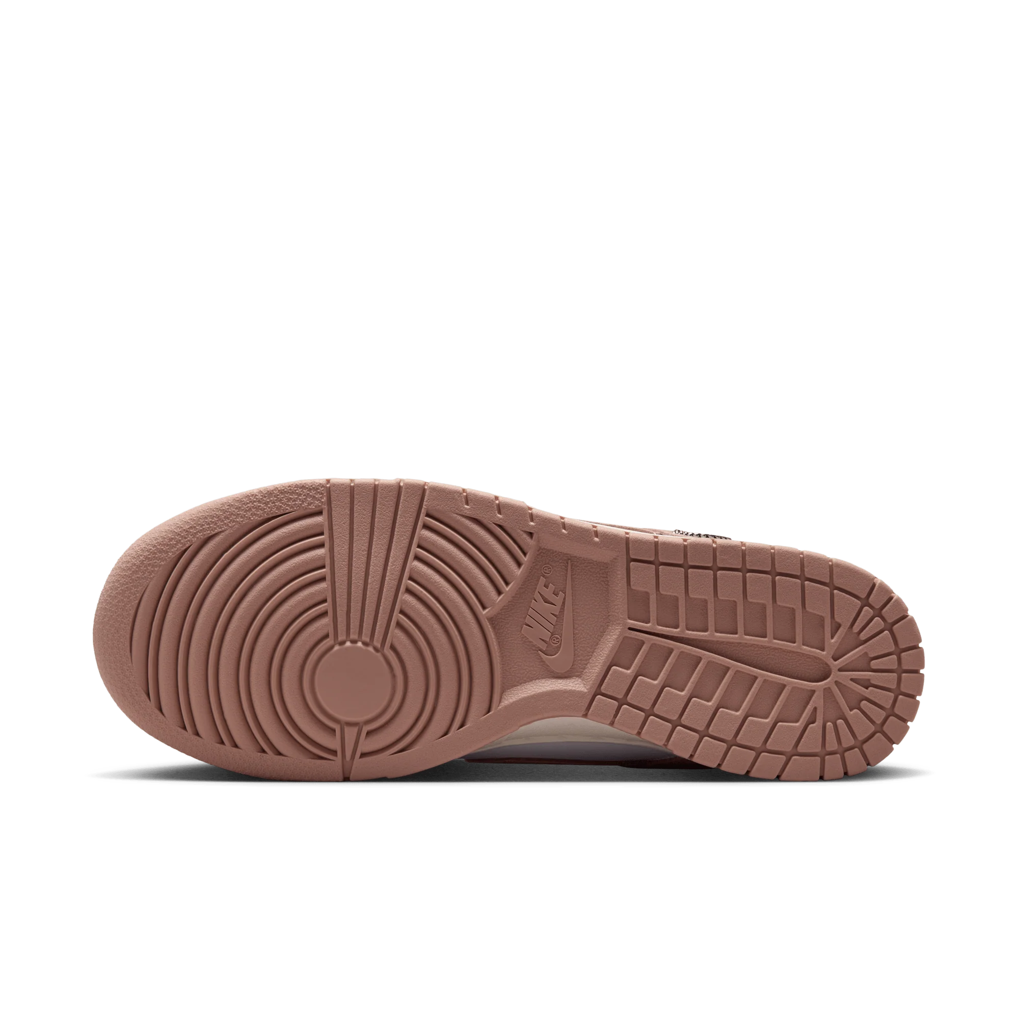 Nike Dunk Low Rose Whisper Gold Mini Swoosh (Women's) - Image 6