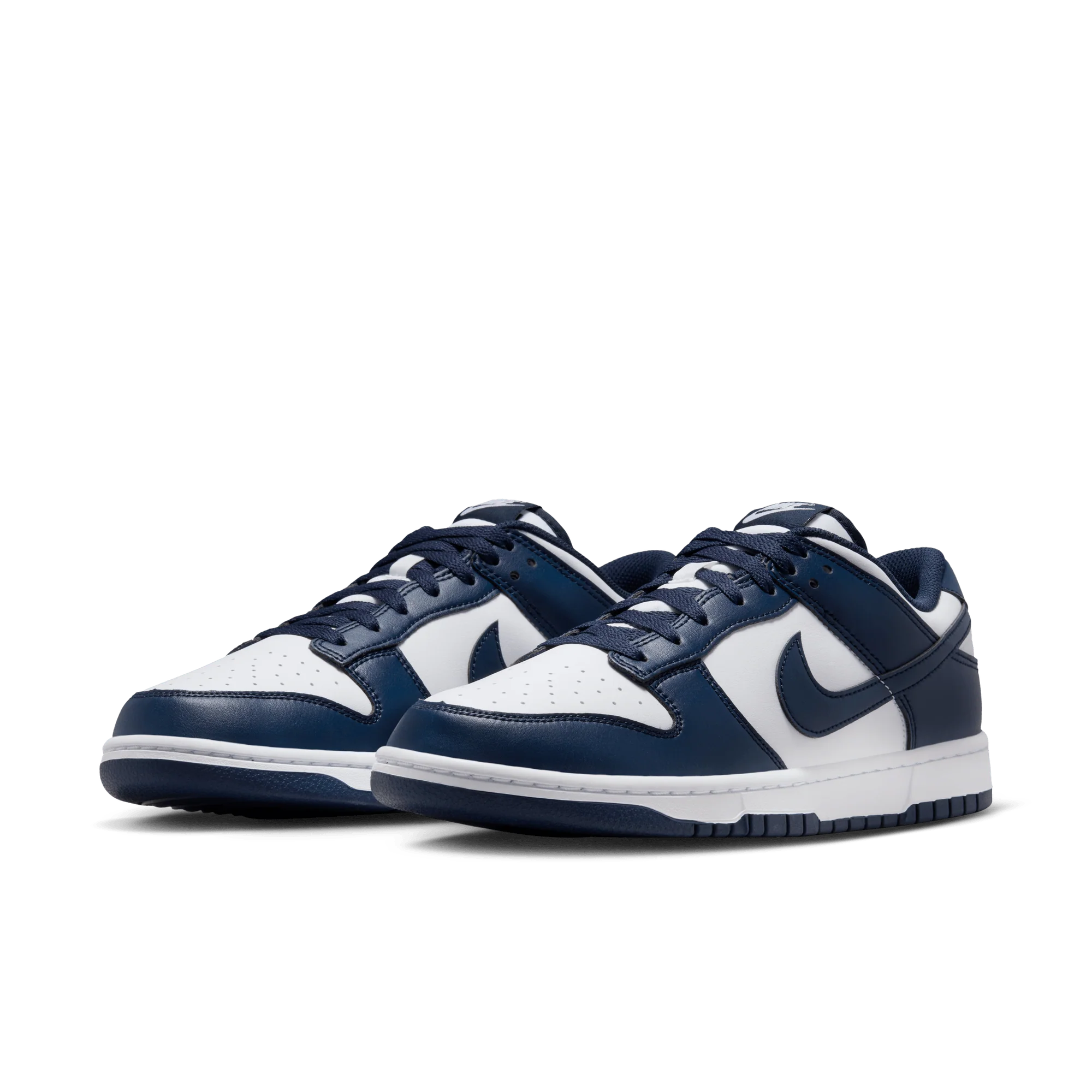 Nike Dunk Low White Midnight Navy - Image 2