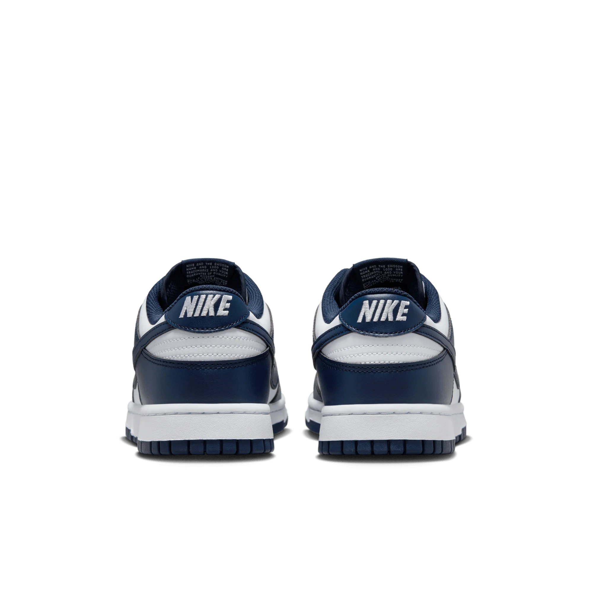 Nike Dunk Low White Midnight Navy - Image 4