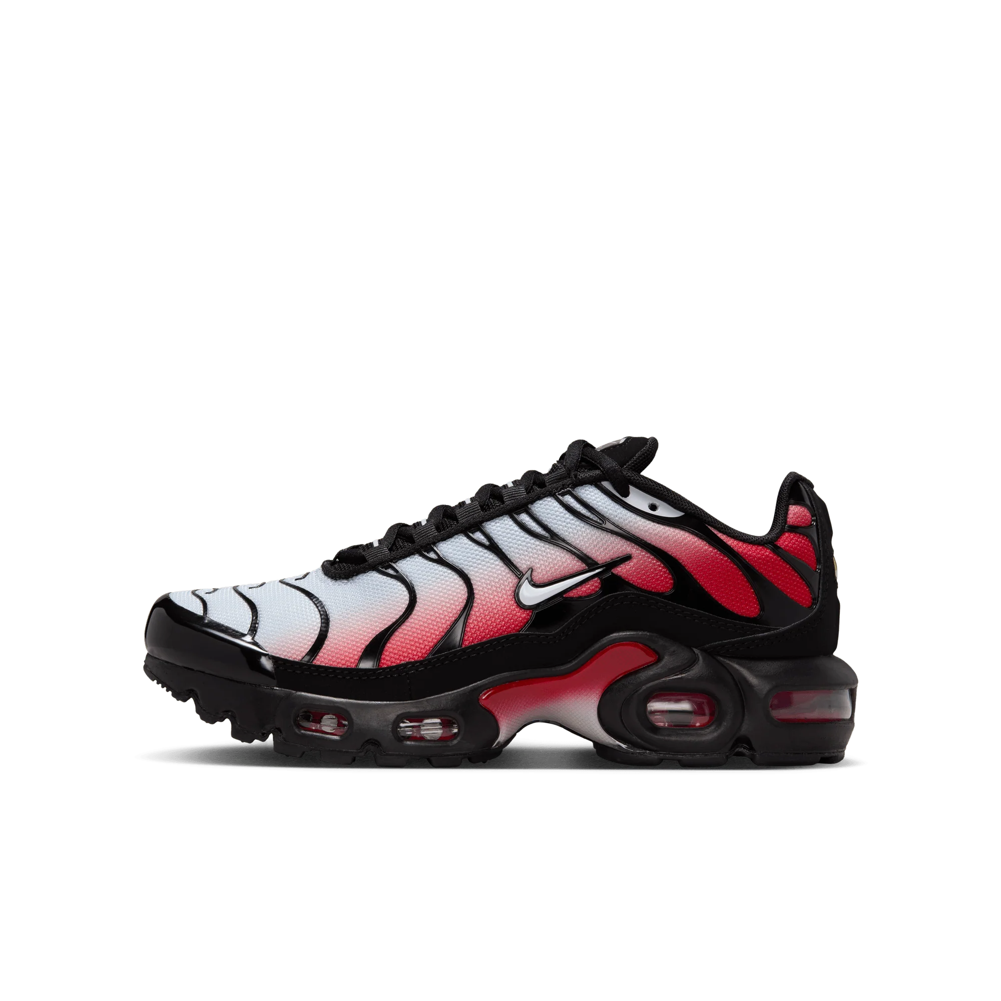Nike GS Air Max Plus Pure Platinum University Red - Image 5