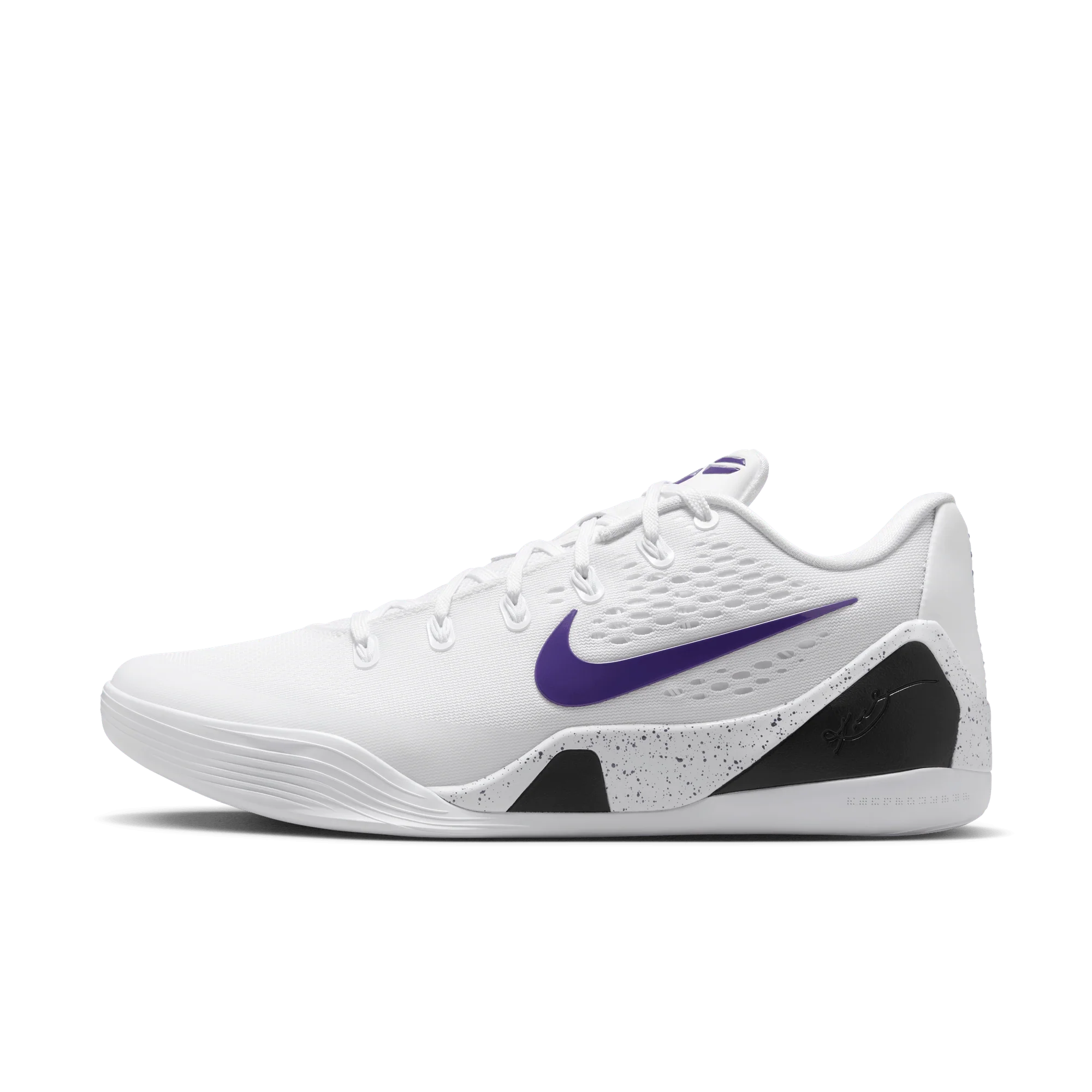 Nike Kobe 9 Elite Low EM Protro White Court Purple - Image 5