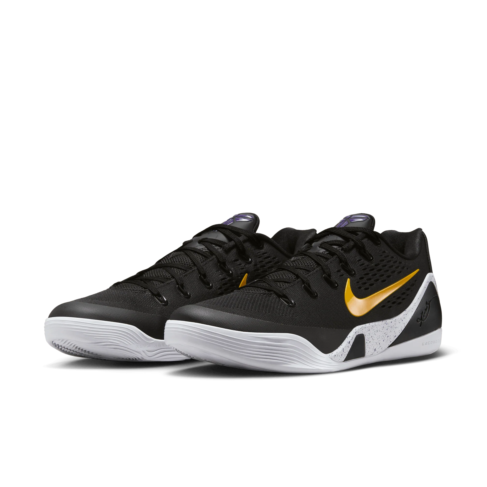 Nike Kobe 9 EM Low Protro TB Black University Gold - Image 2