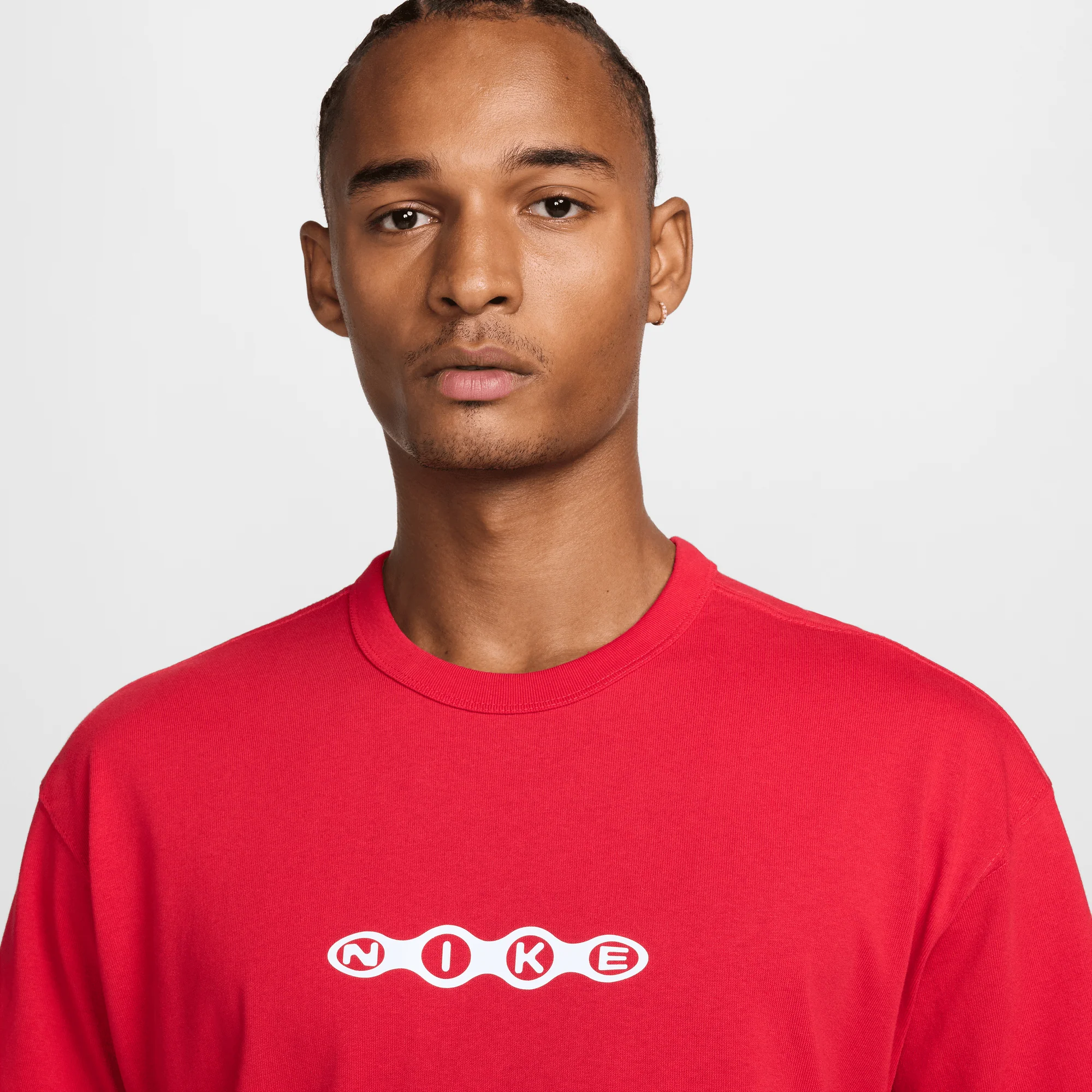 Nike Men's Max90 Basketball T-Shirt University Red - Image 2