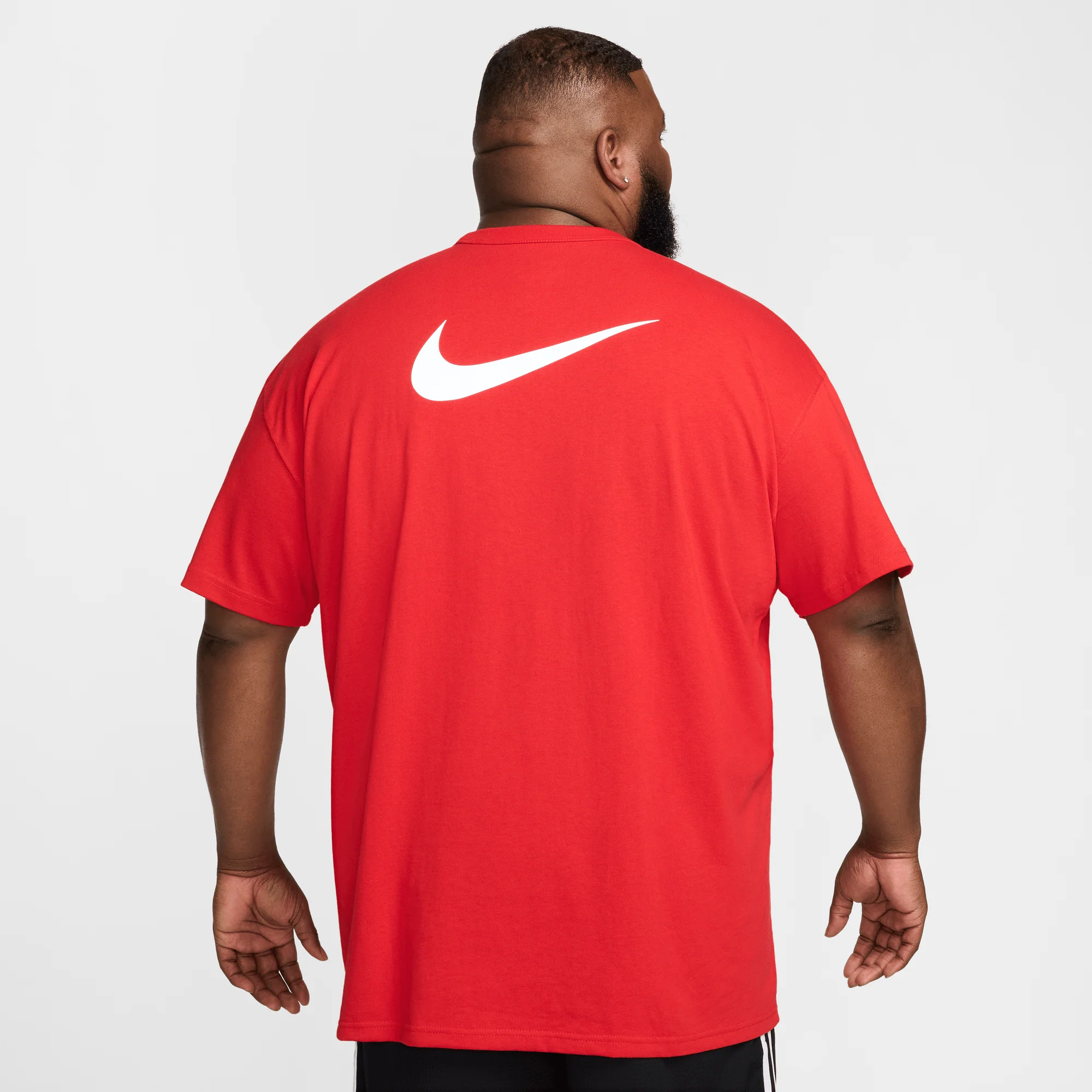 Nike Men's Max90 Basketball T-Shirt University Red - Image 4