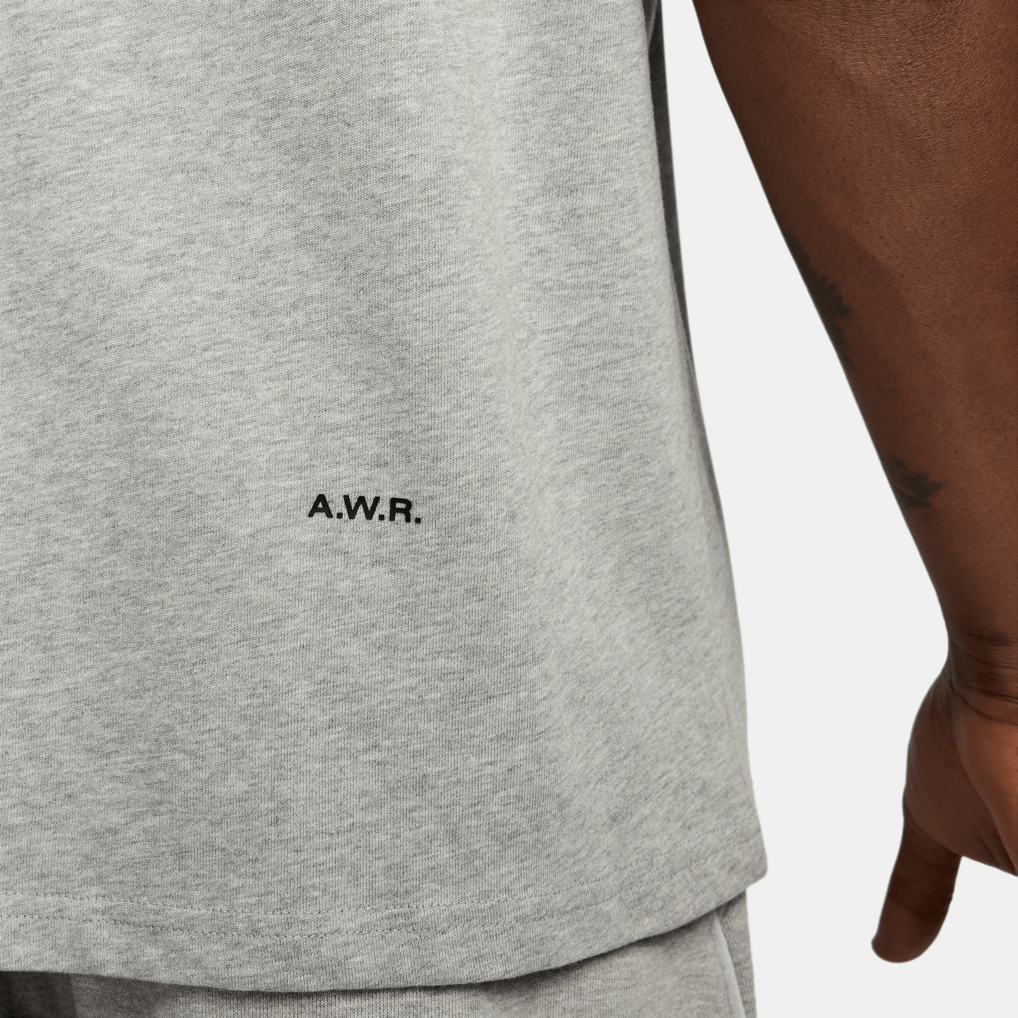 Nike NOCTA Graphic Tee 'Grey' - Image 7