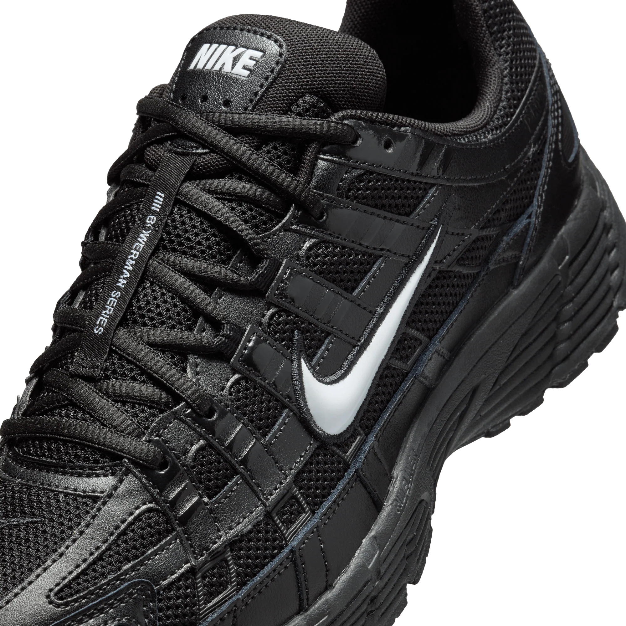 Nike P-6000 Black Black White - Image 5