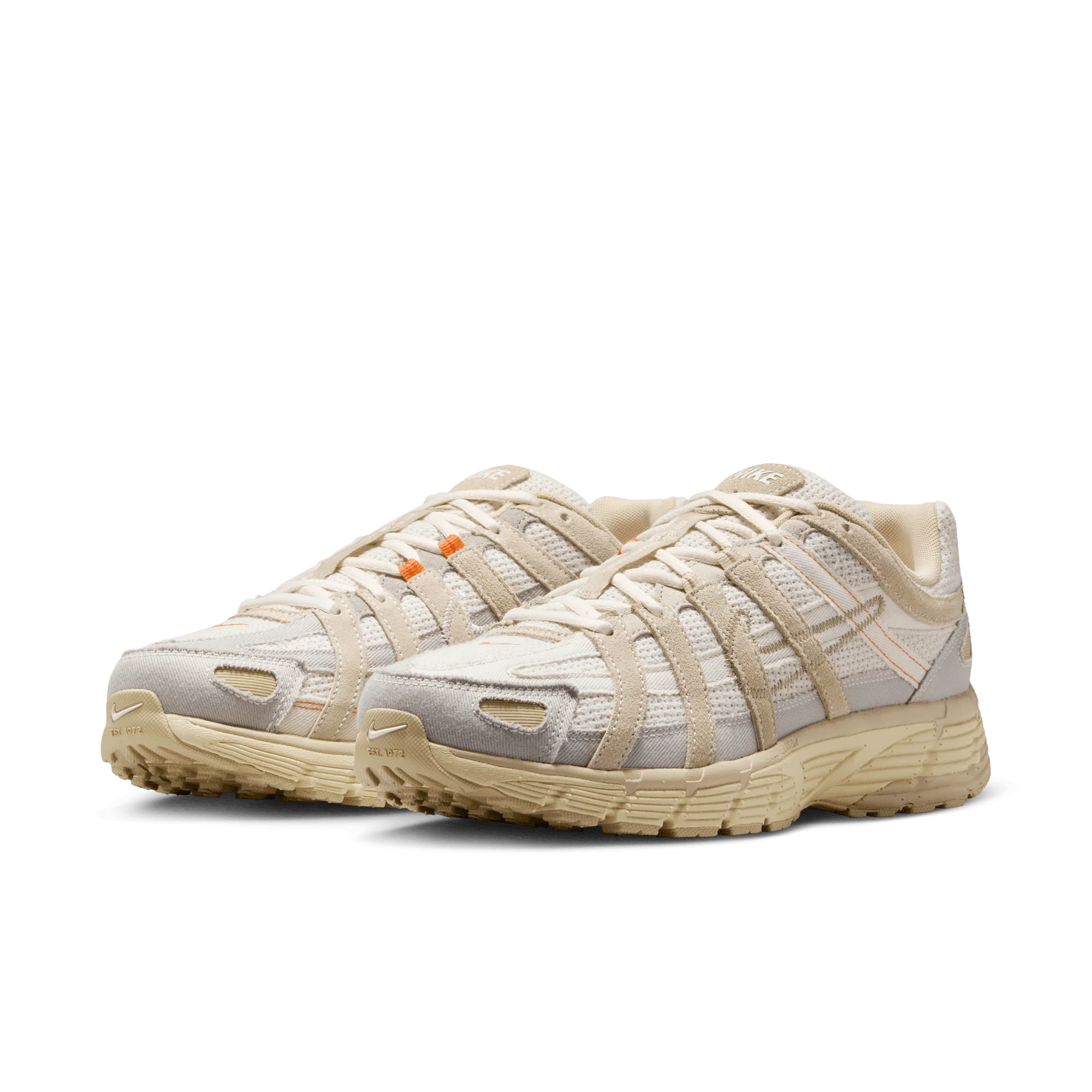 Nike P-6000 College Grey Khaki Safety Orange - Image 2