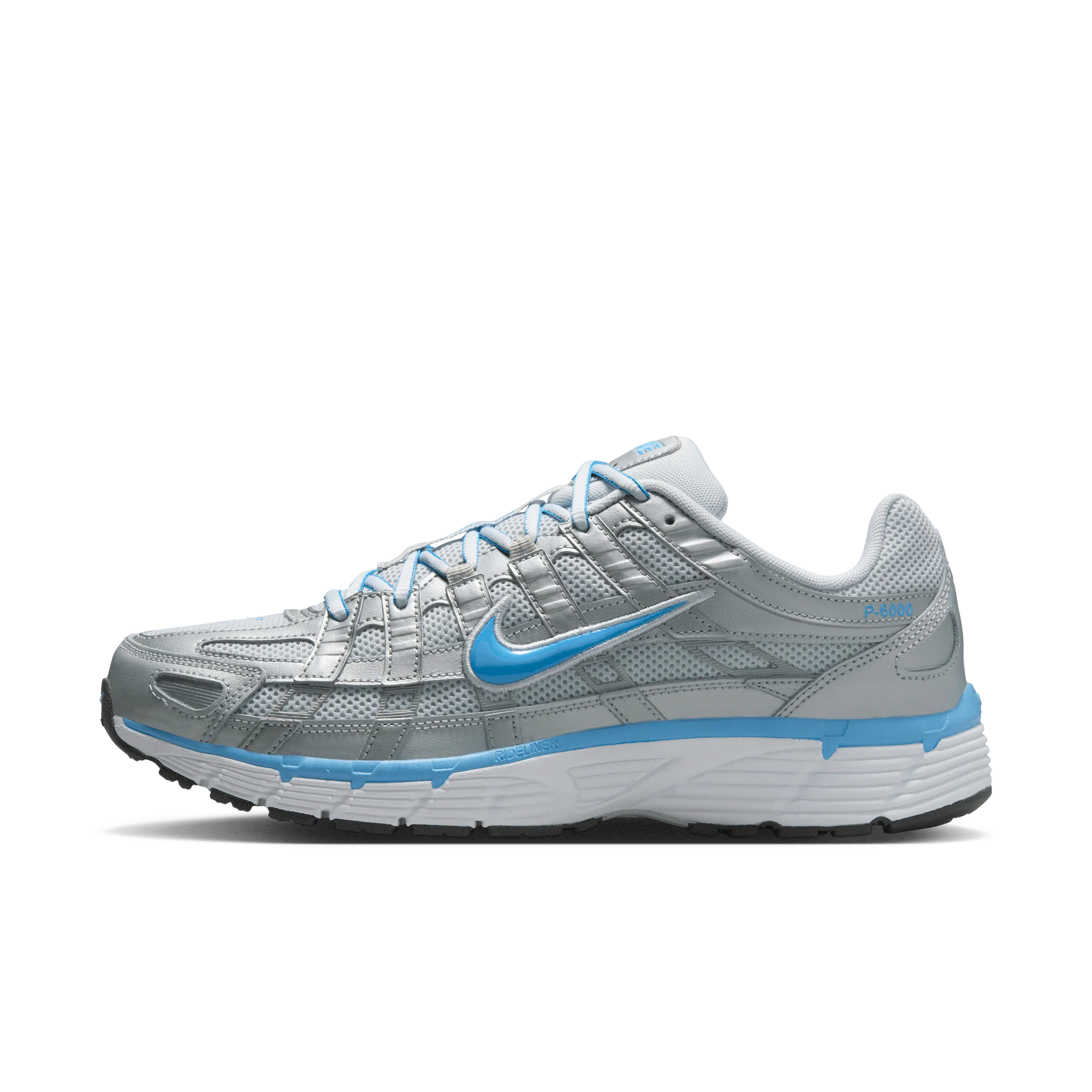 Nike P-6000 Metallic Platinum Pure Platinum Metallic Silver University Blue - Image 5