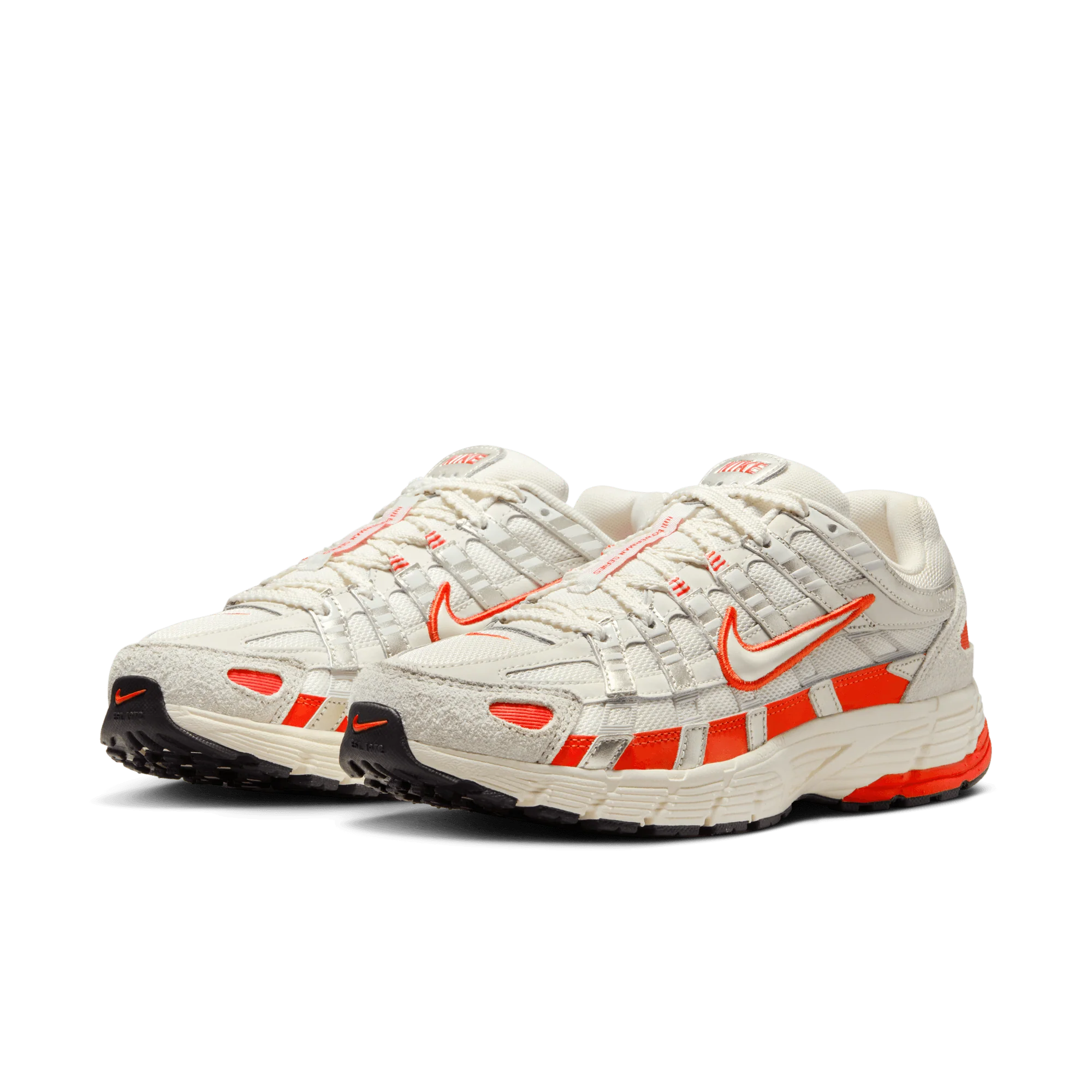 Nike P-6000 Sail Pale Ivory Light Bone Picante Red (Women's) - Image 2